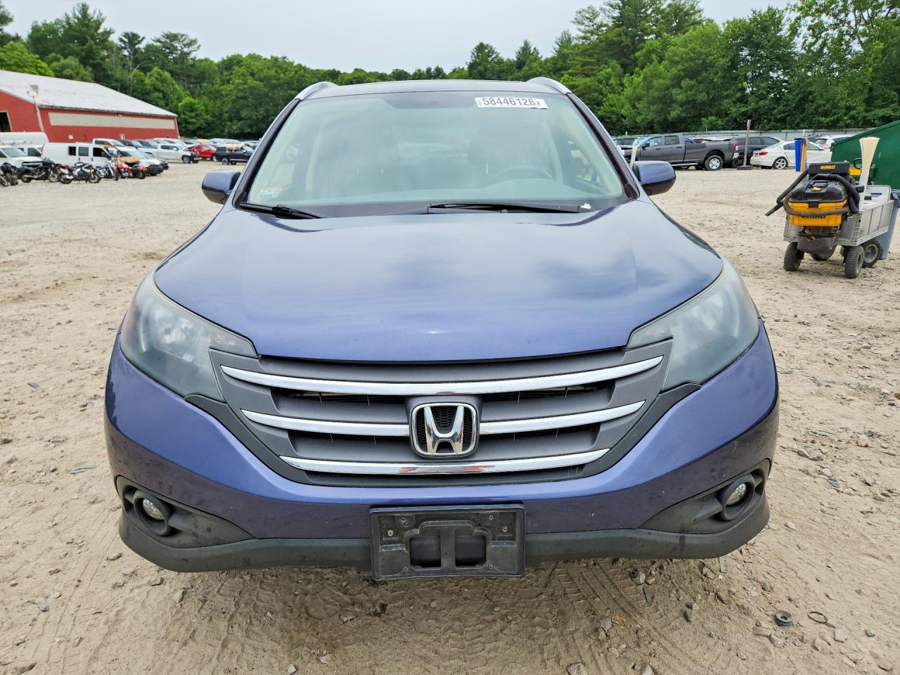 2012 Honda Cr-v Exl Blue vin: JHLRM4H78CC025187