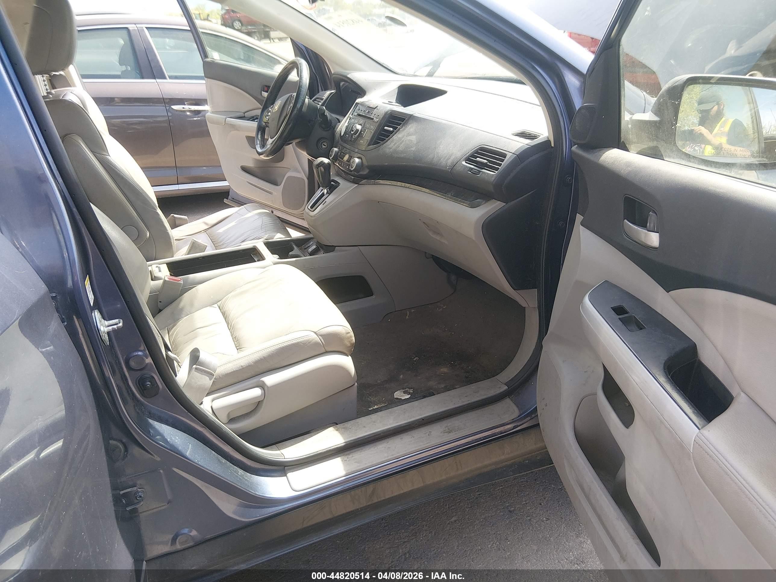 2012 Honda Cr-v Ex-l Синий vin: JHLRM4H78CC027957