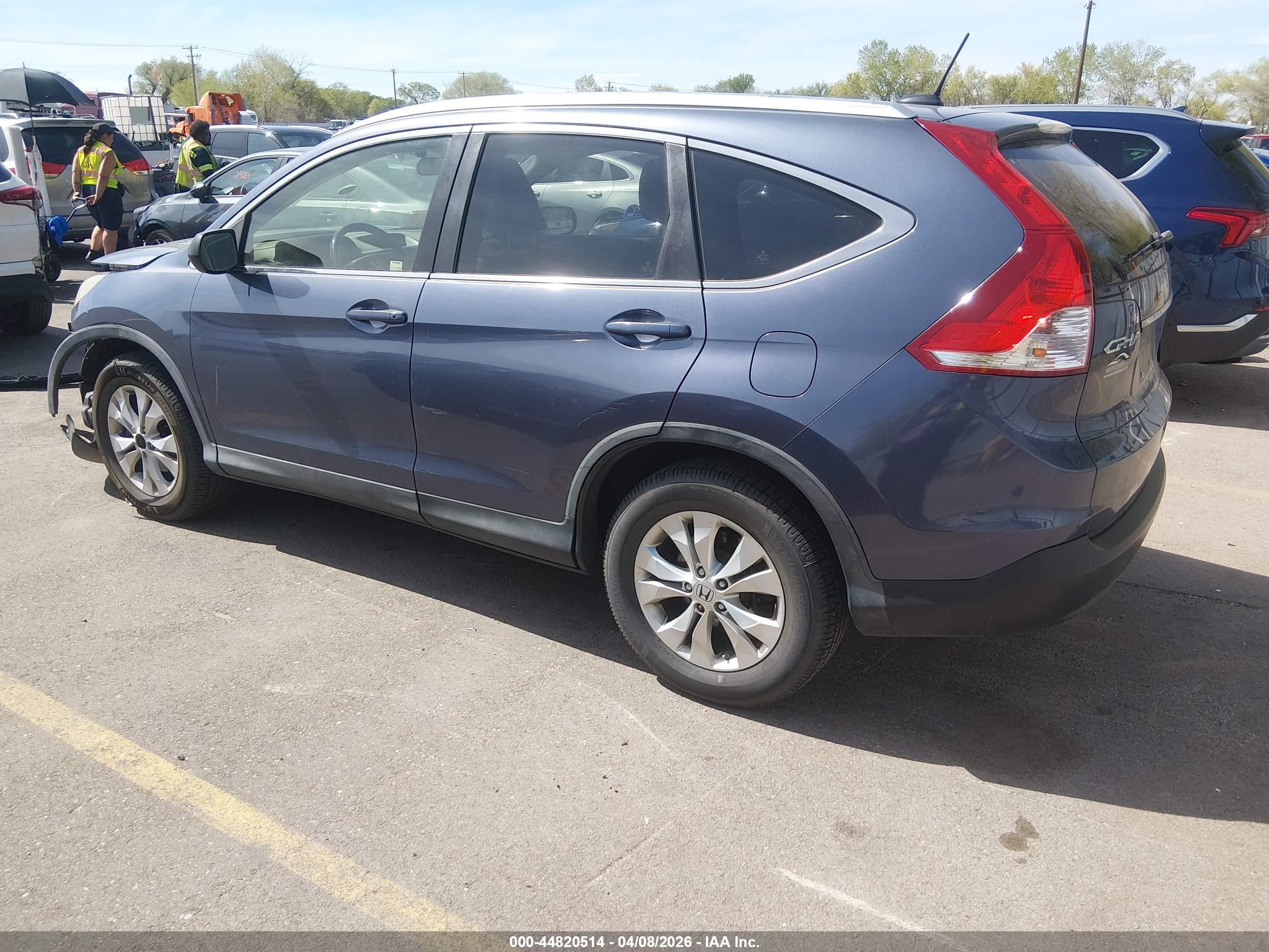 2012 Honda Cr-v Ex-l Синий vin: JHLRM4H78CC027957