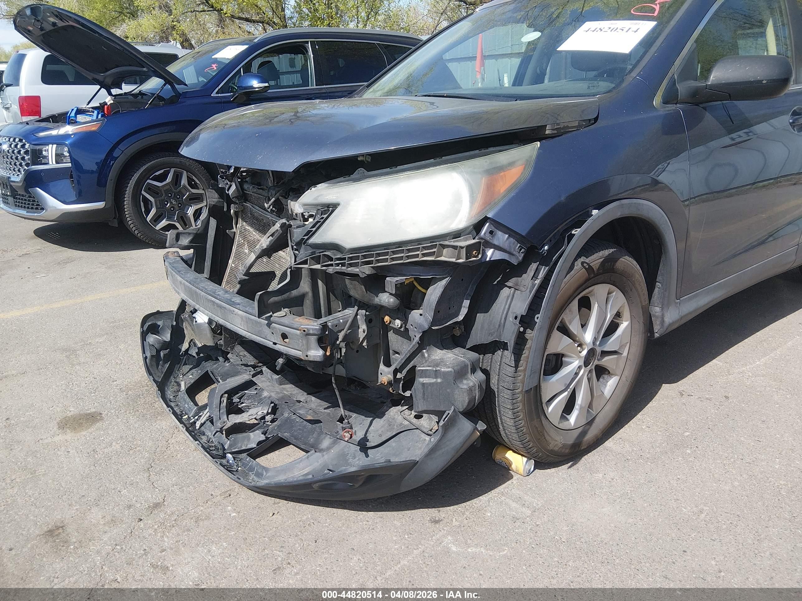 2012 Honda Cr-v Ex-l Синий vin: JHLRM4H78CC027957
