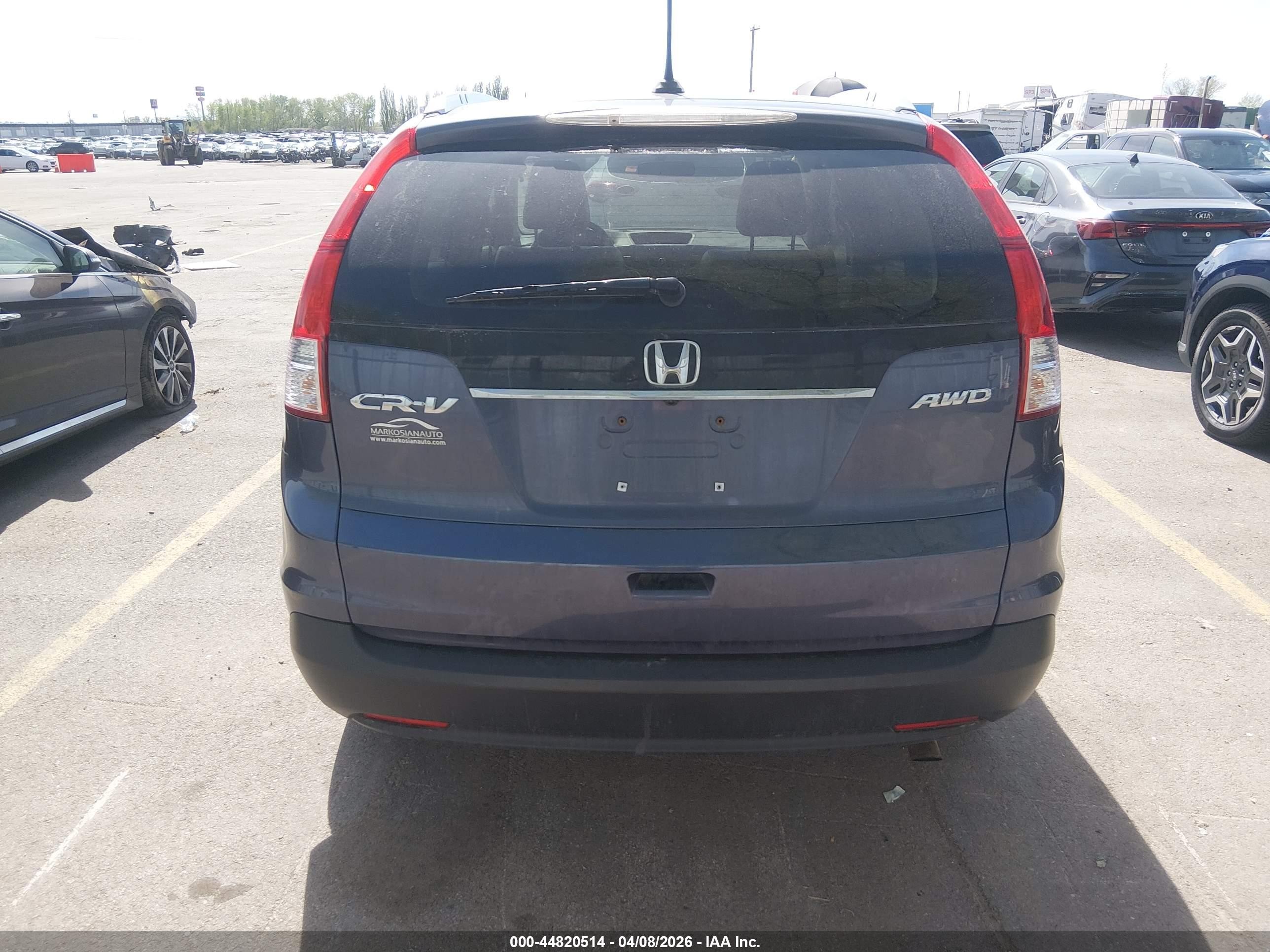 2012 Honda Cr-v Ex-l Синий vin: JHLRM4H78CC027957
