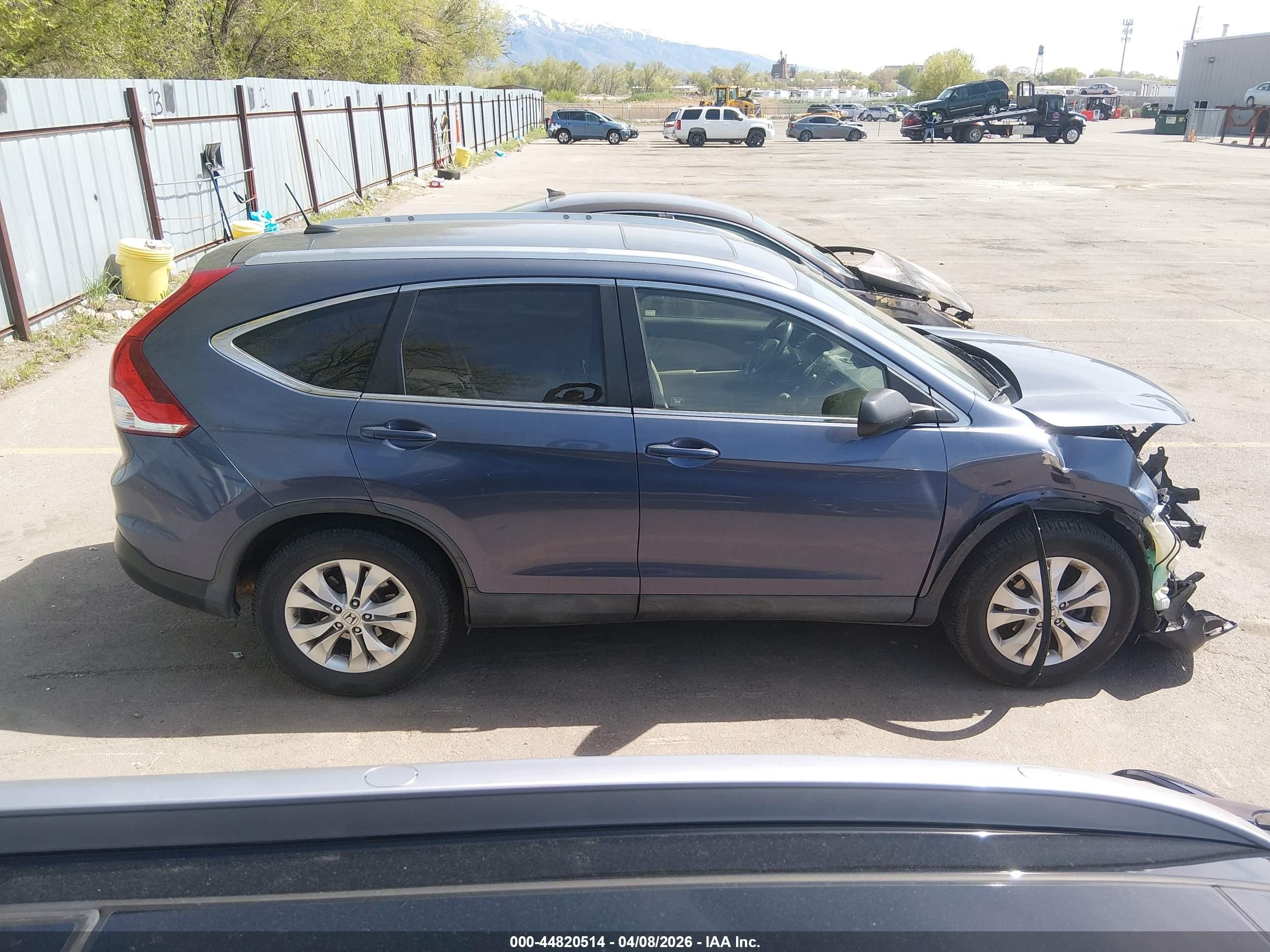 2012 Honda Cr-v Ex-l Синий vin: JHLRM4H78CC027957