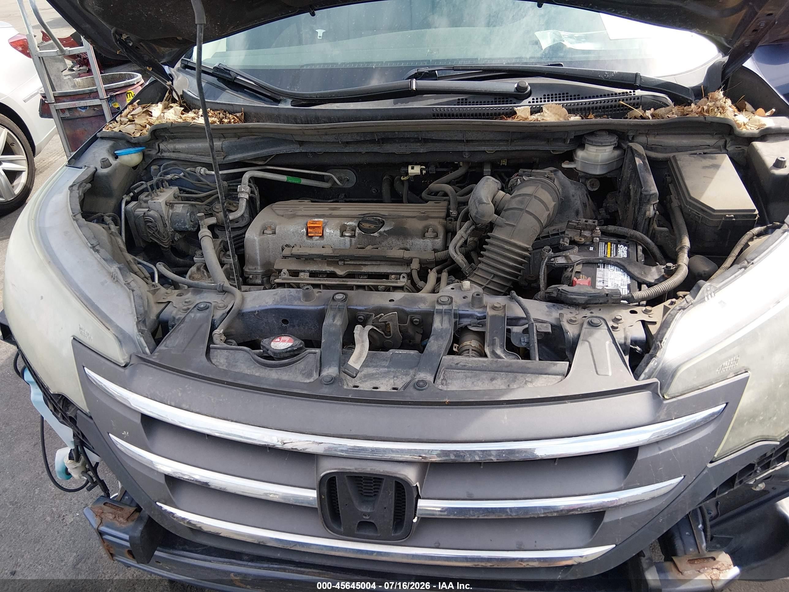 2012 Honda Cr-v Ex-l Blue vin: JHLRM4H79CC003960