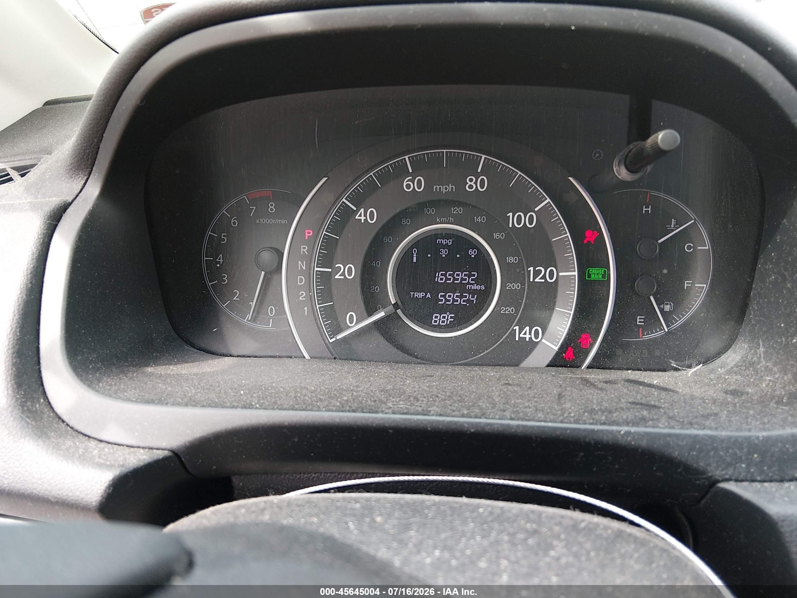 2012 Honda Cr-v Ex-l Blue vin: JHLRM4H79CC003960