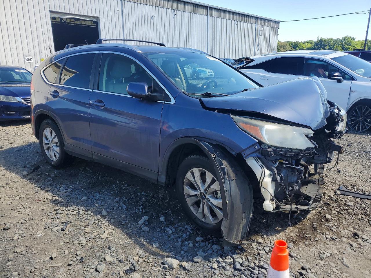 2012 Honda Cr-v Exl Blue vin: JHLRM4H79CC018796