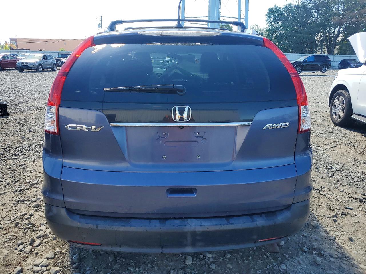 2012 Honda Cr-v Exl Blue vin: JHLRM4H79CC018796
