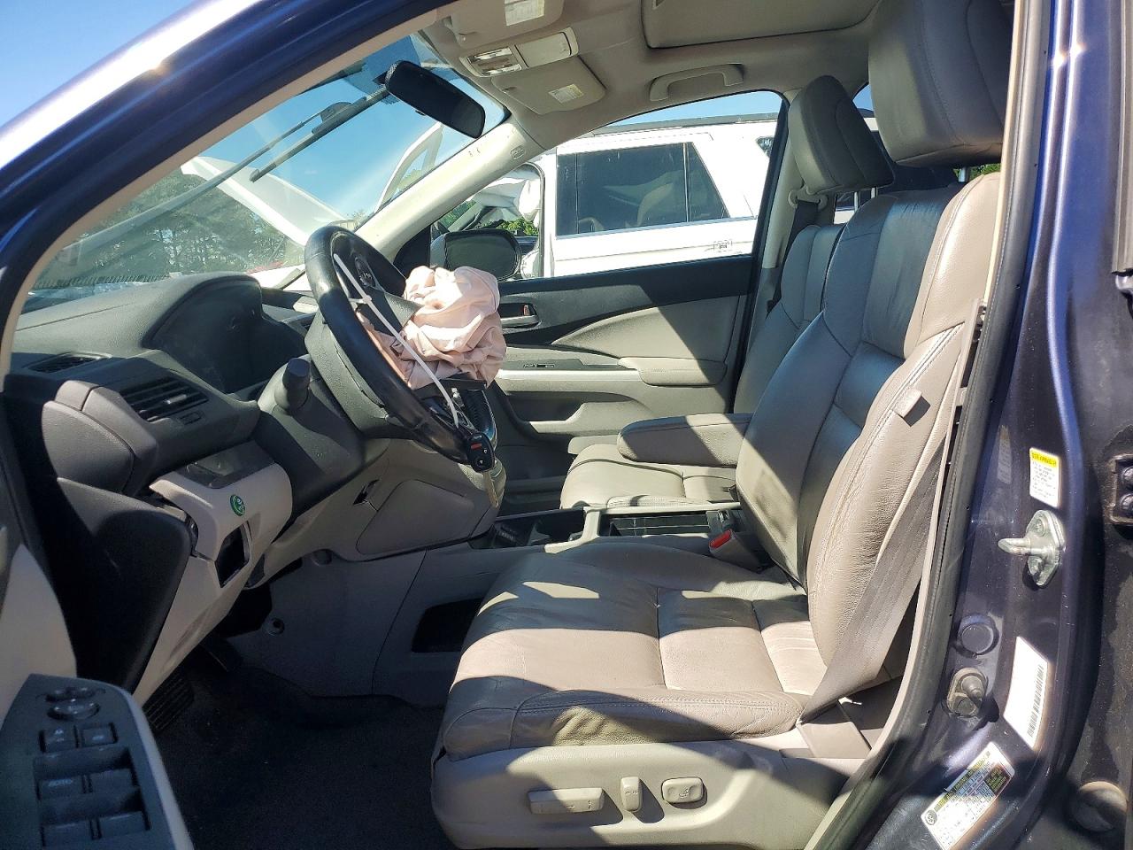 2012 Honda Cr-v Exl Blue vin: JHLRM4H79CC018796
