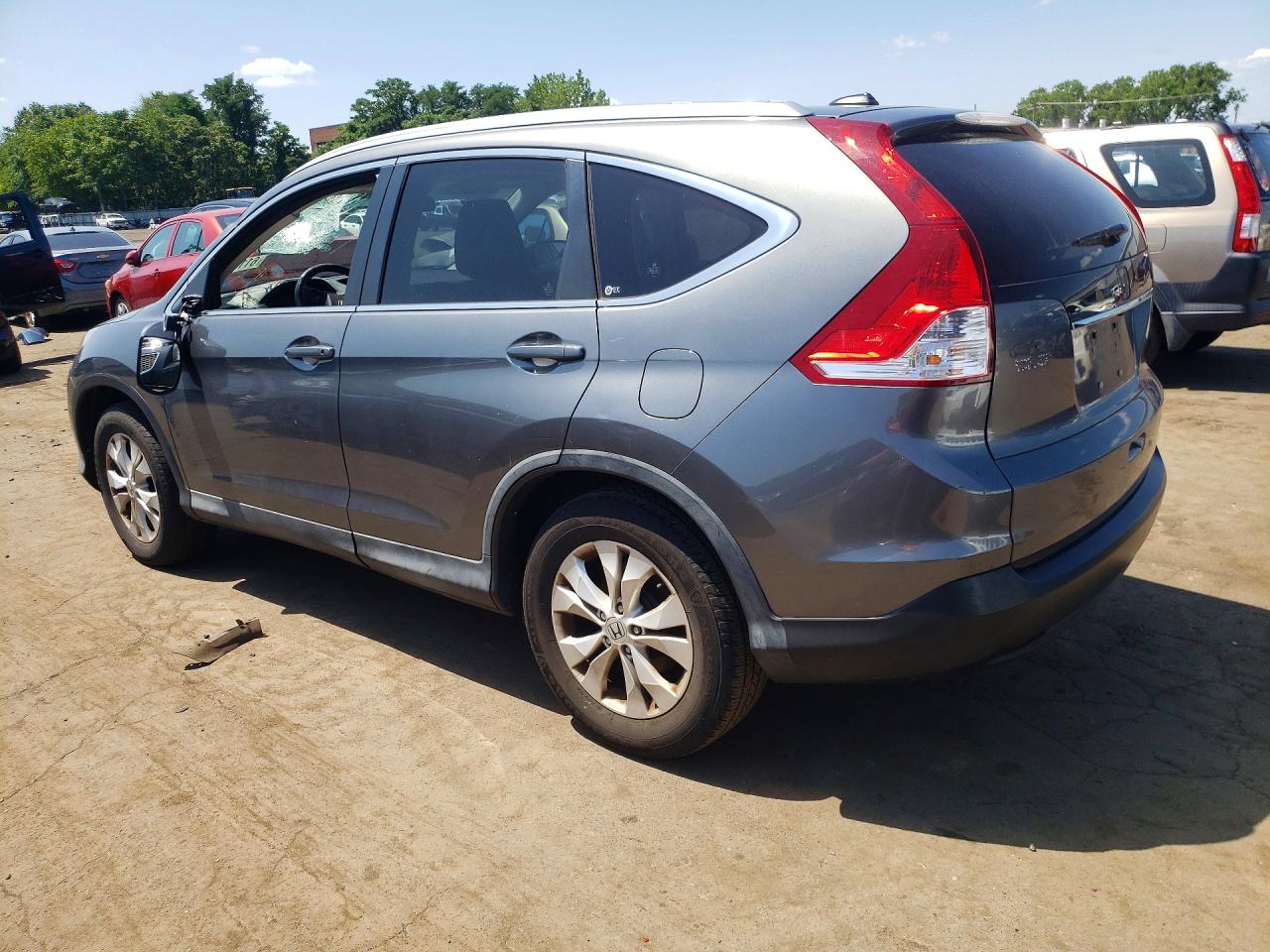 2012 Honda Cr-v Exl Gray vin: JHLRM4H79CC021181