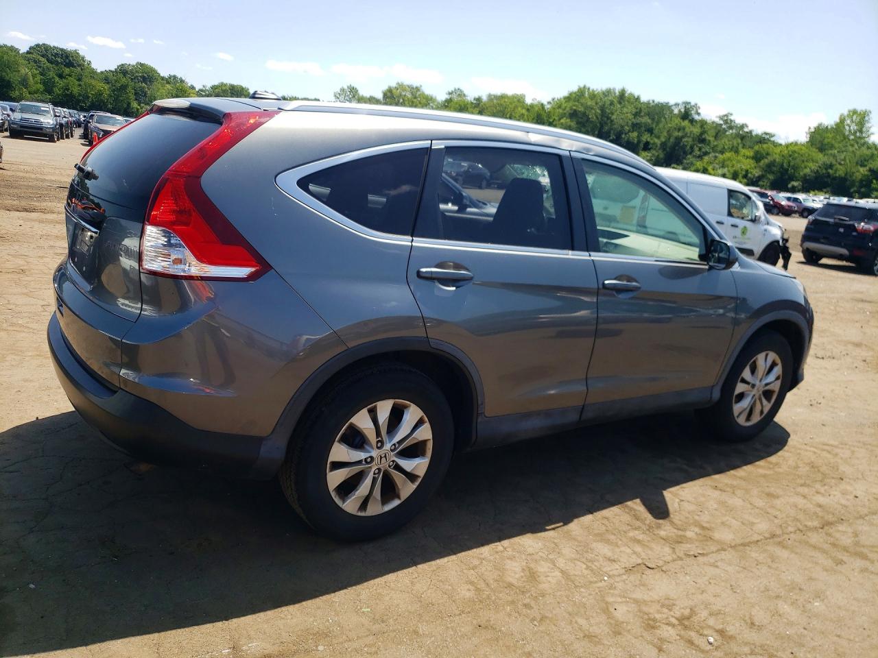 2012 Honda Cr-v Exl Gray vin: JHLRM4H79CC021181