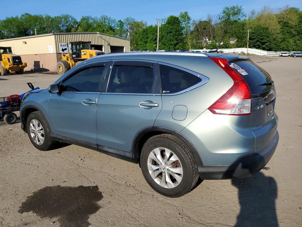 2012 Honda Cr-v Exl Green vin: JHLRM4H79CC022377