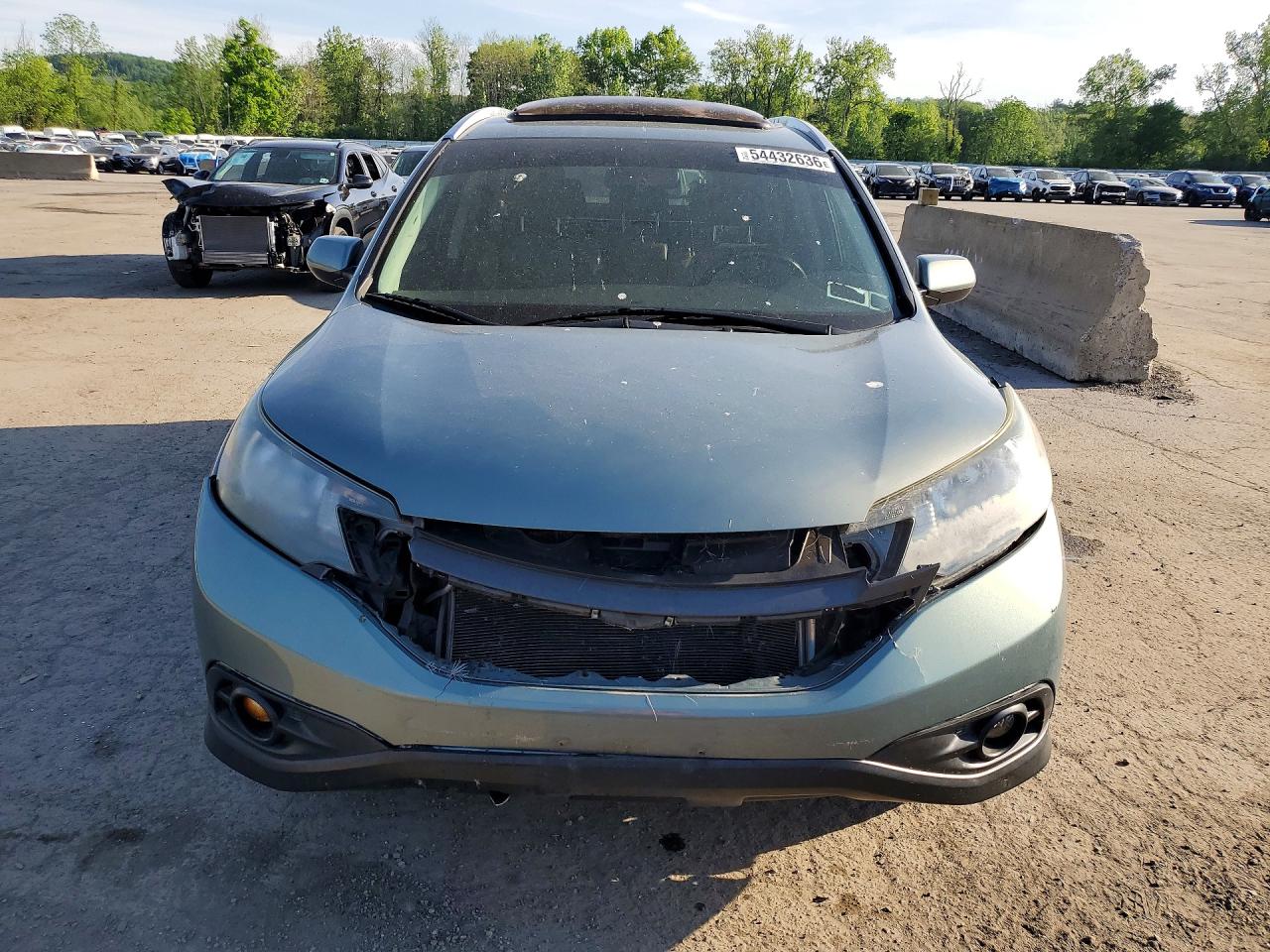 2012 Honda Cr-v Exl Green vin: JHLRM4H79CC022377