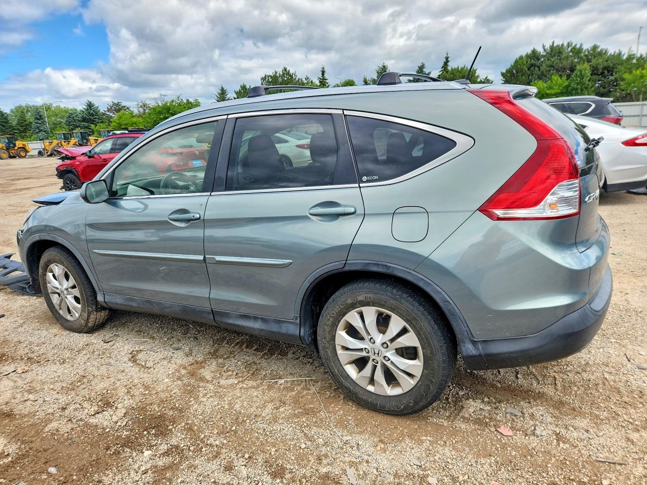 2012 Honda Cr-v Exl Green vin: JHLRM4H79CC022766