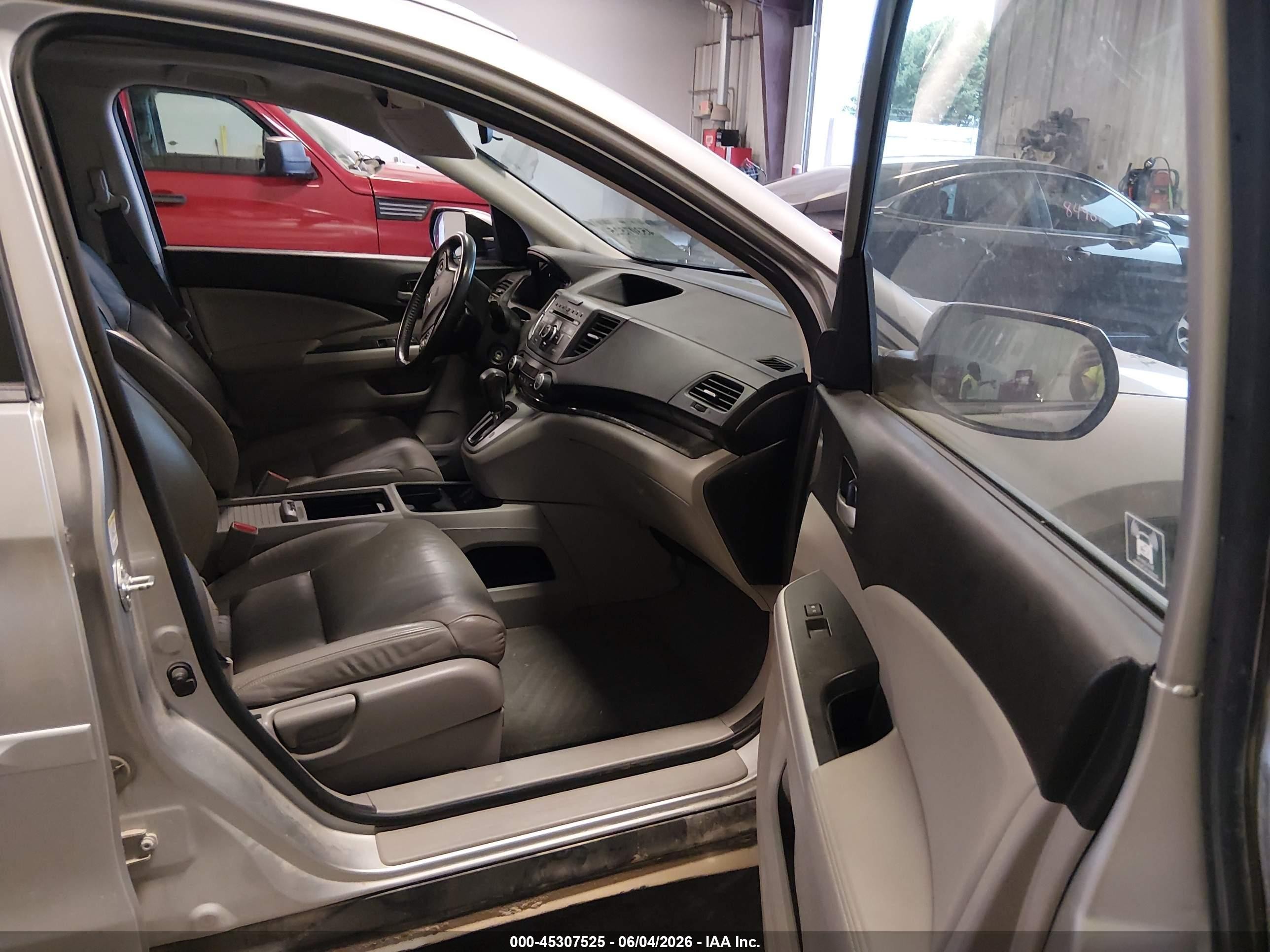 2012 Honda Cr-v Ex-l Silver vin: JHLRM4H7XCC007628