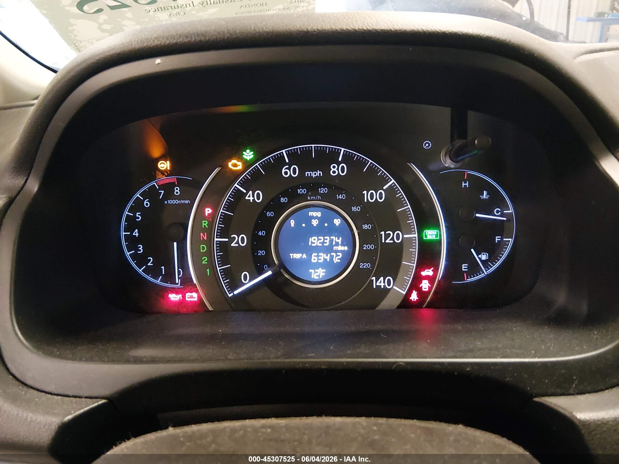 2012 Honda Cr-v Ex-l Silver vin: JHLRM4H7XCC007628