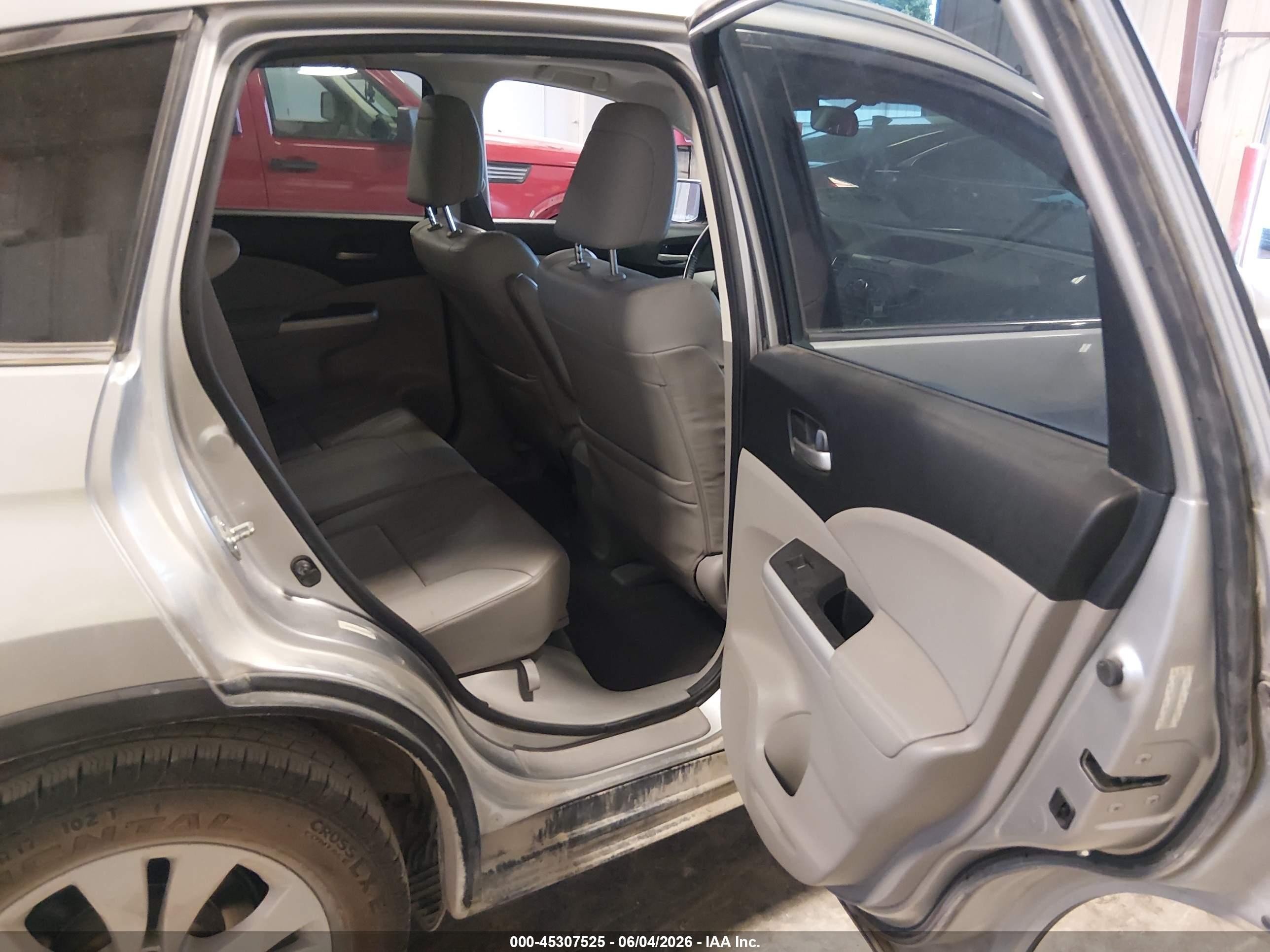 2012 Honda Cr-v Ex-l Silver vin: JHLRM4H7XCC007628