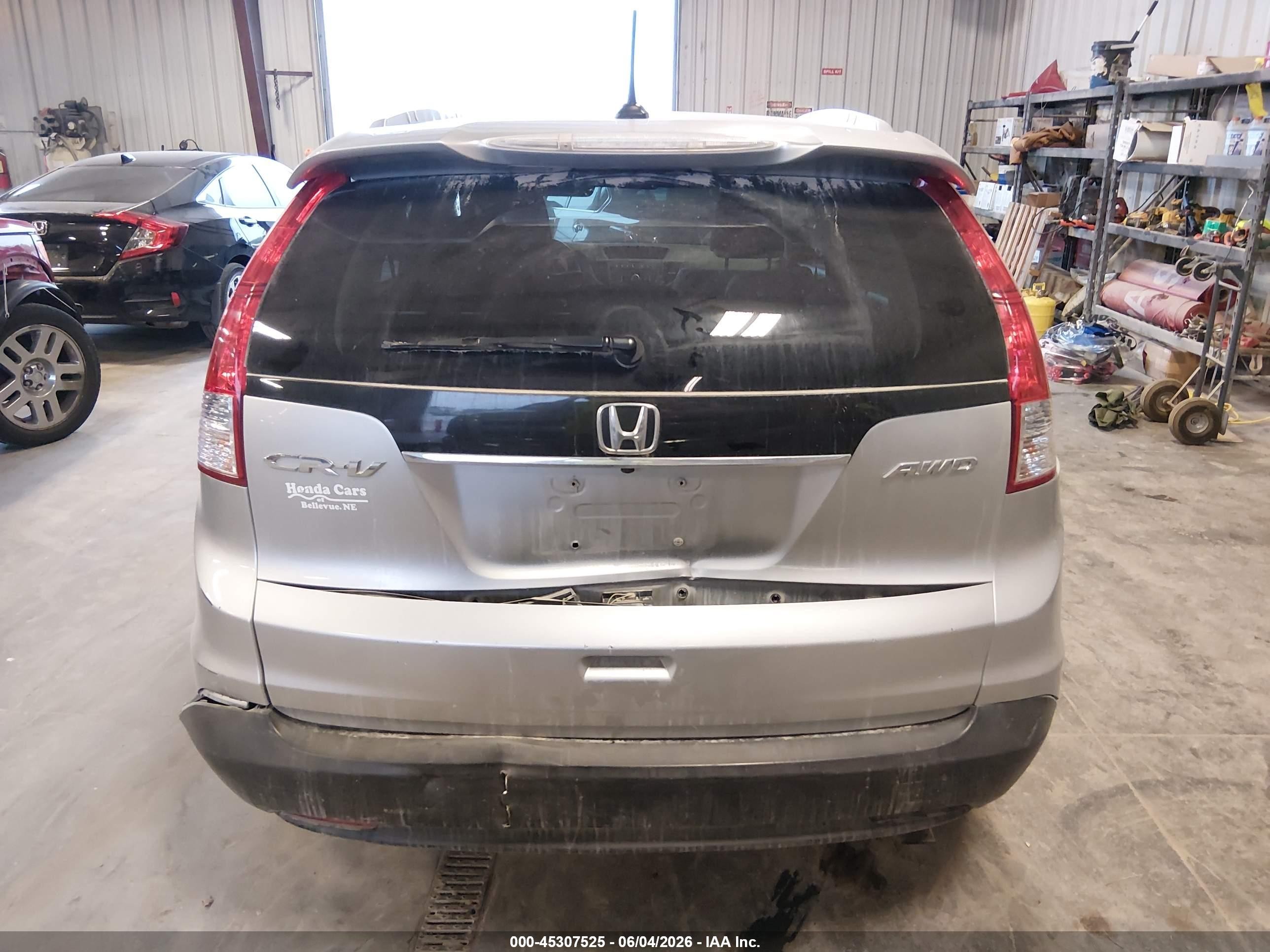 2012 Honda Cr-v Ex-l Silver vin: JHLRM4H7XCC007628