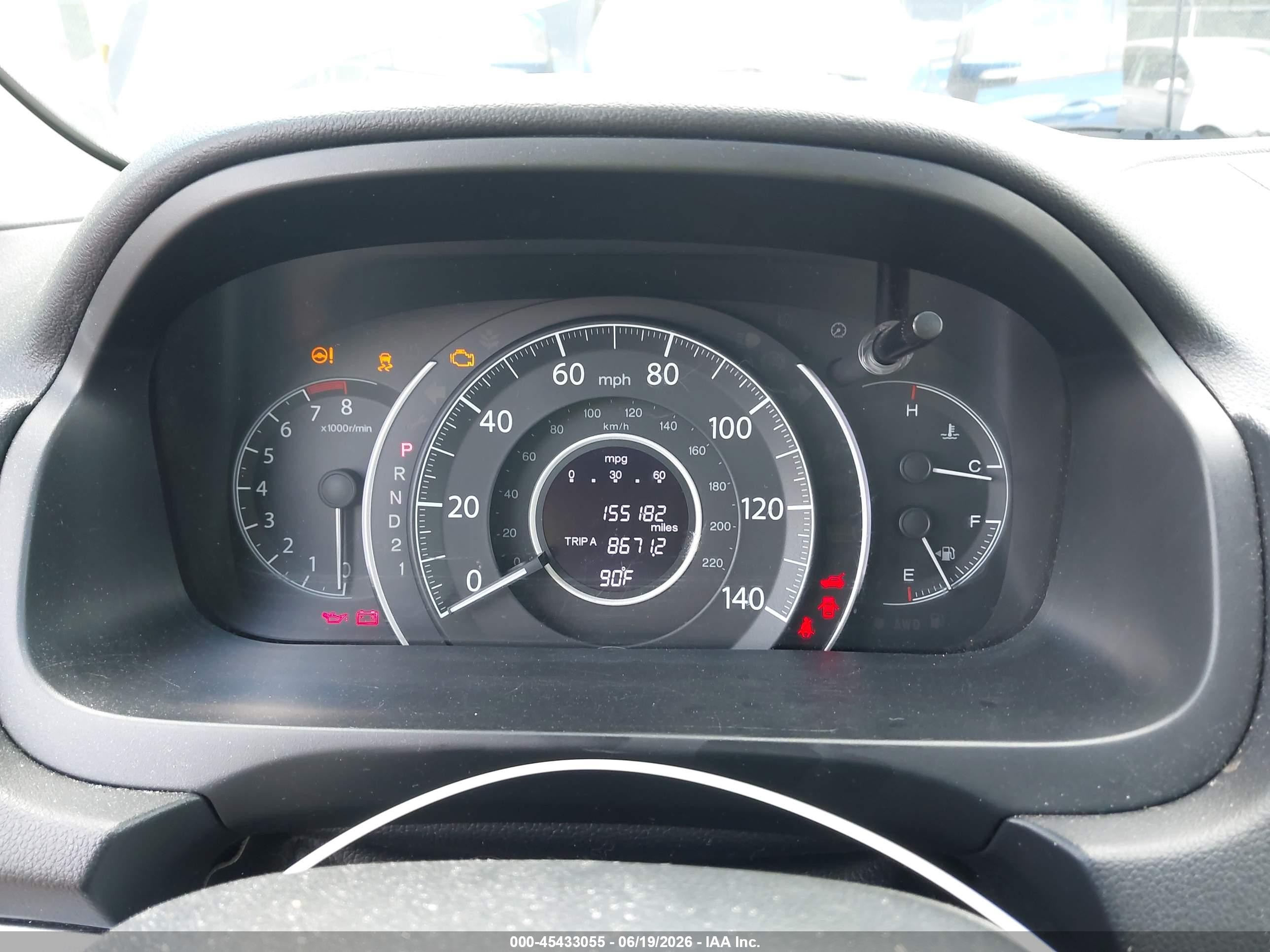 2012 Honda Cr-v Ex-l Light Blue vin: JHLRM4H7XCC013560