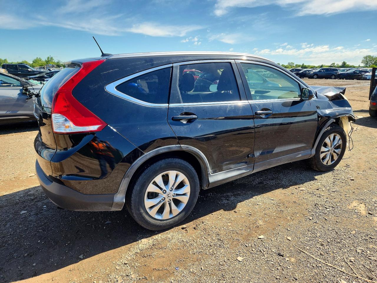 2012 Honda Cr-v Exl Black vin: JHLRM4H7XCC016829
