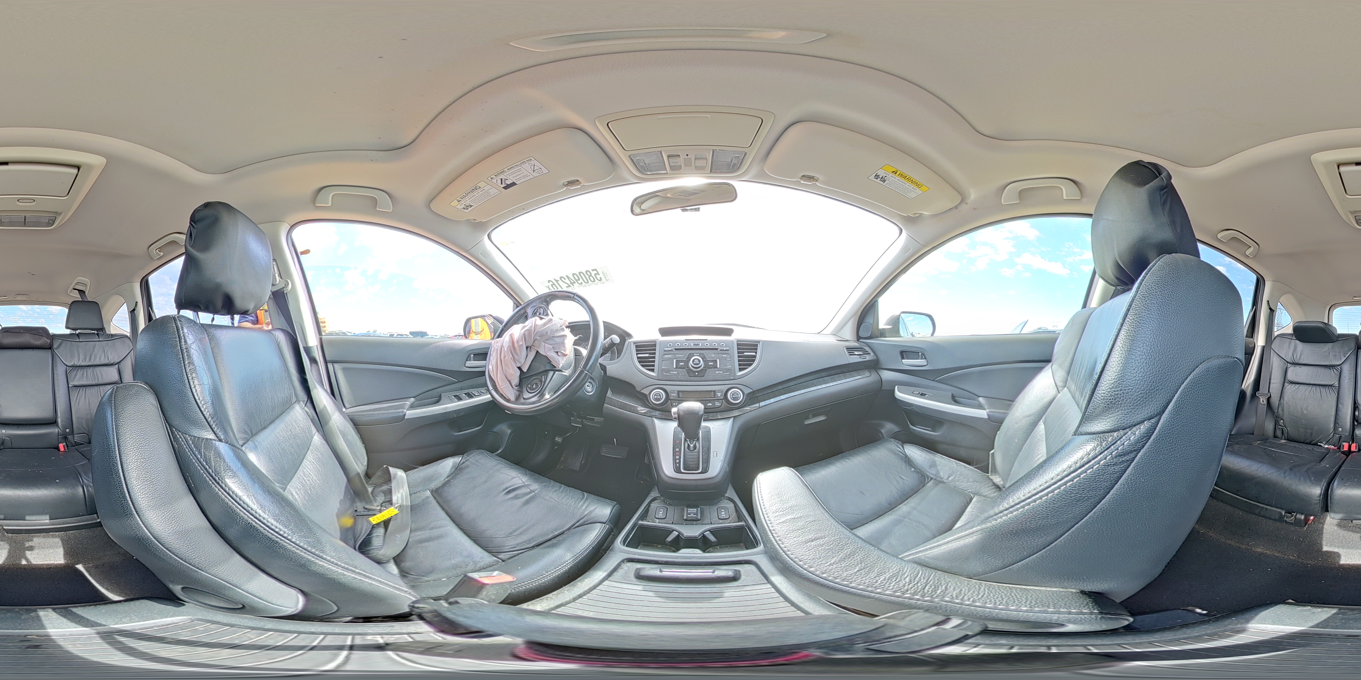 2012 Honda Cr-v Exl Black vin: JHLRM4H7XCC016829