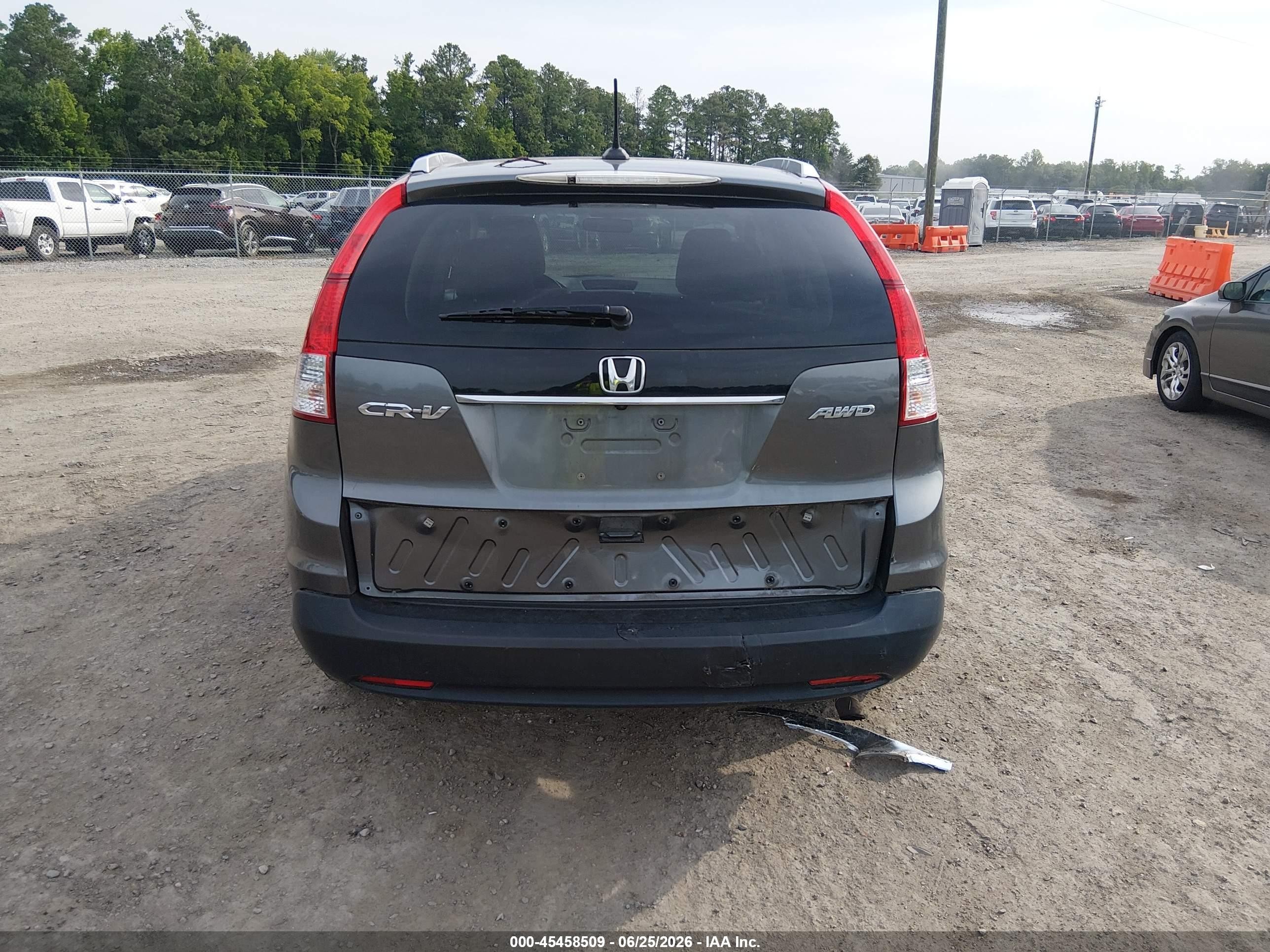 2012 Honda Cr-v Ex-l Silver vin: JHLRM4H7XCC028110