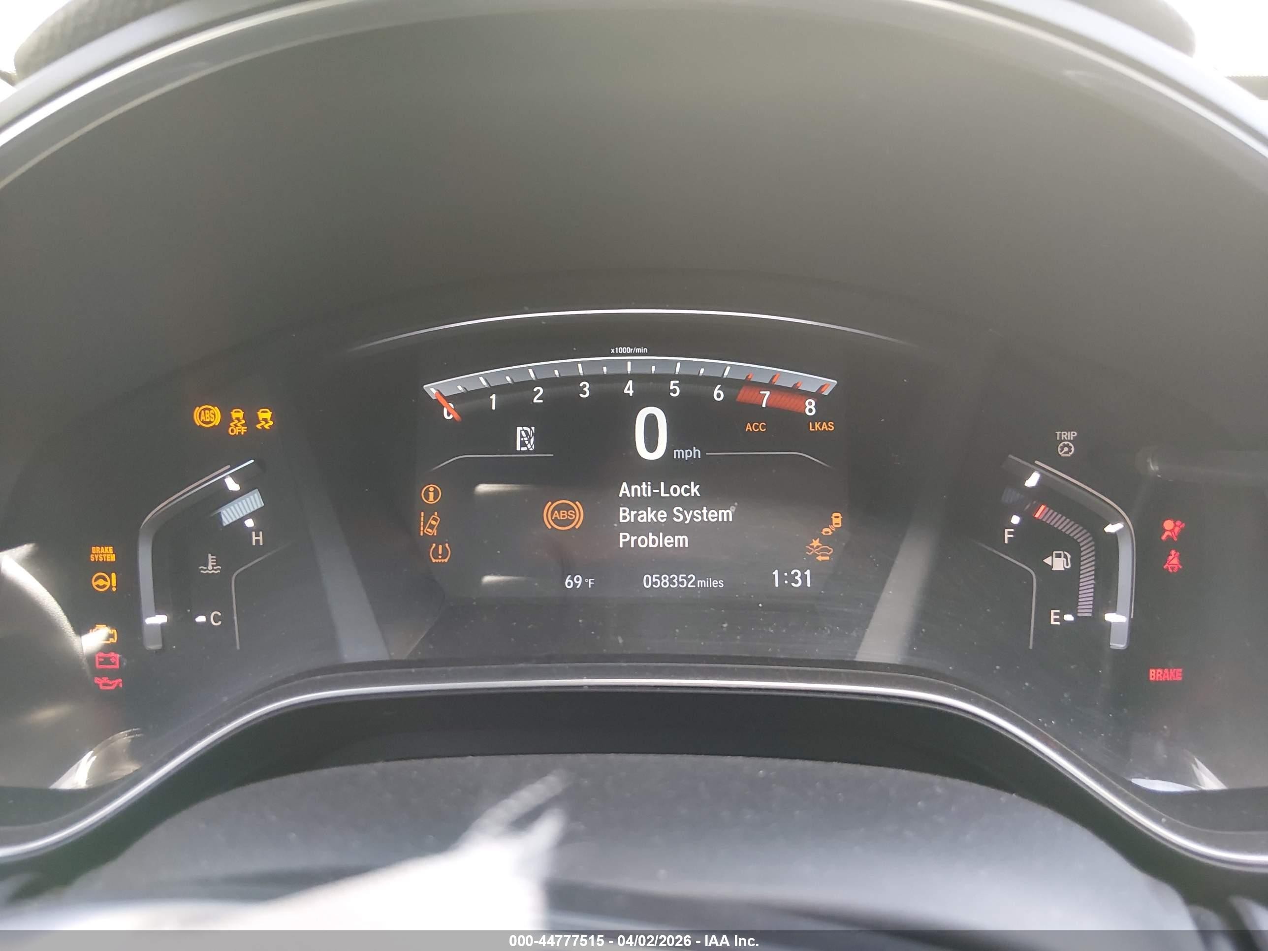 2019 Honda Cr-v Ex White vin: JHLRW2H58KX014808