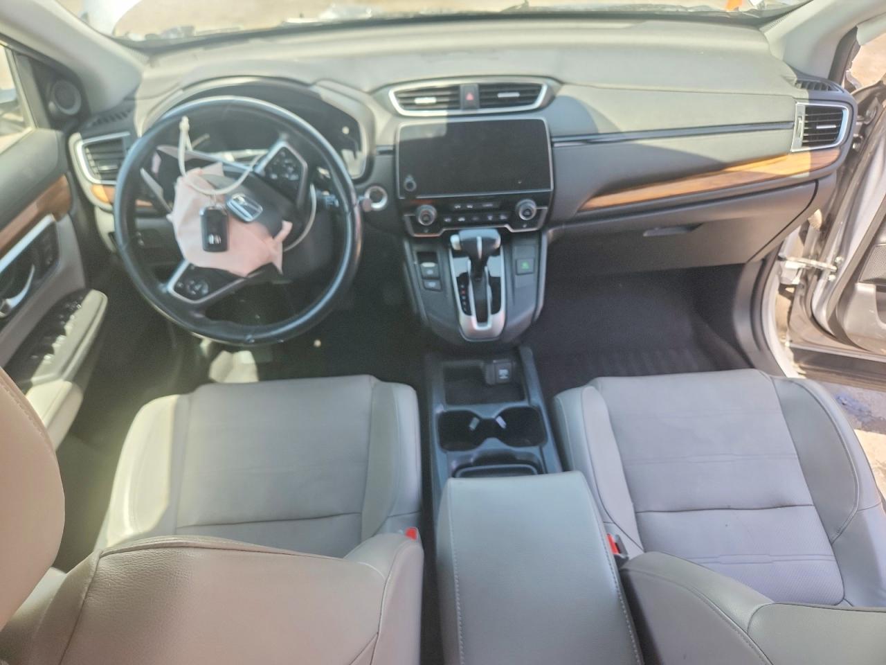 2019 Honda Cr-v Exl Silver vin: JHLRW2H83KX003659
