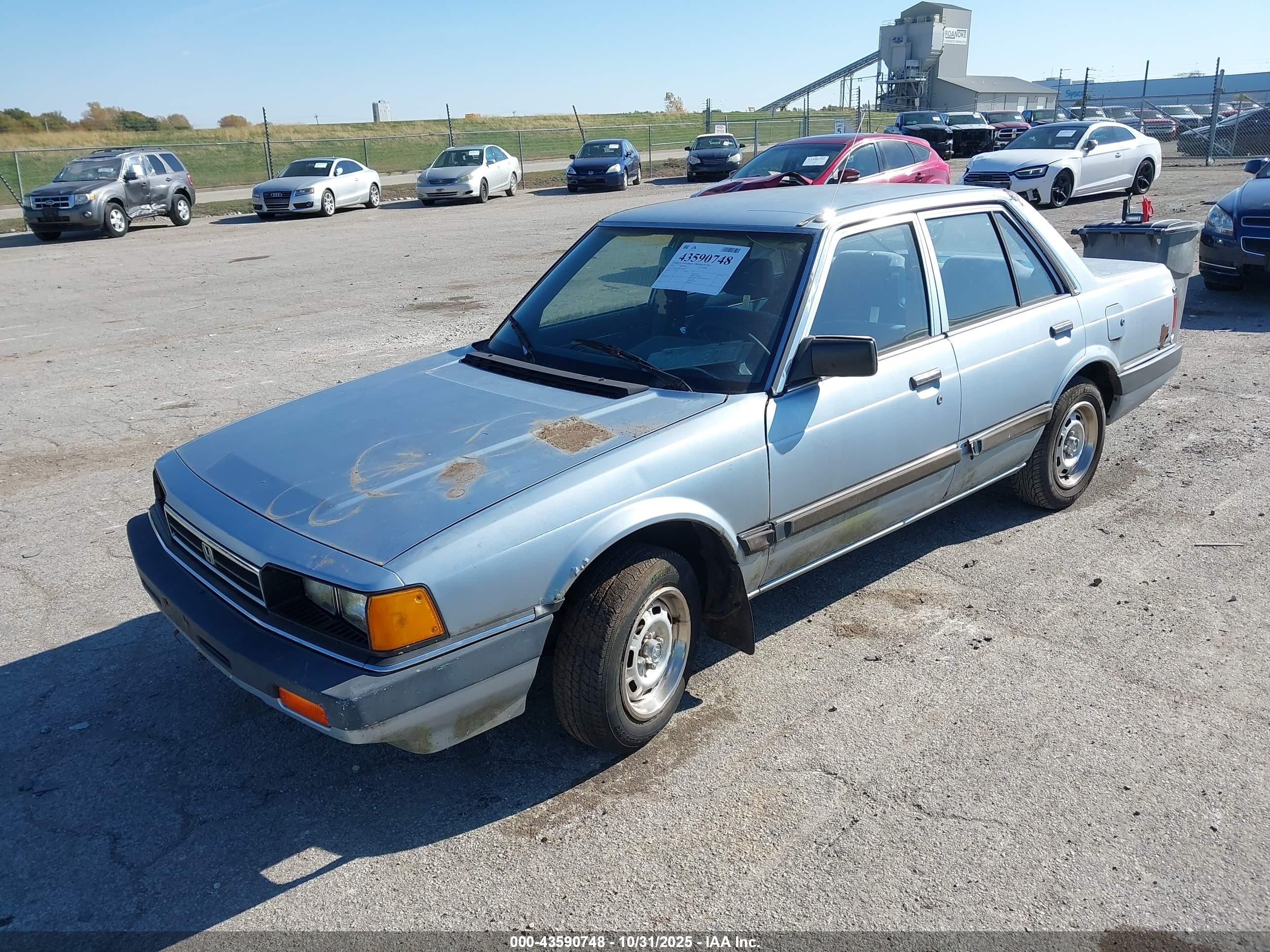 1984 Honda Accord 1800 Light Blue vin: JHMAD7428EC106990