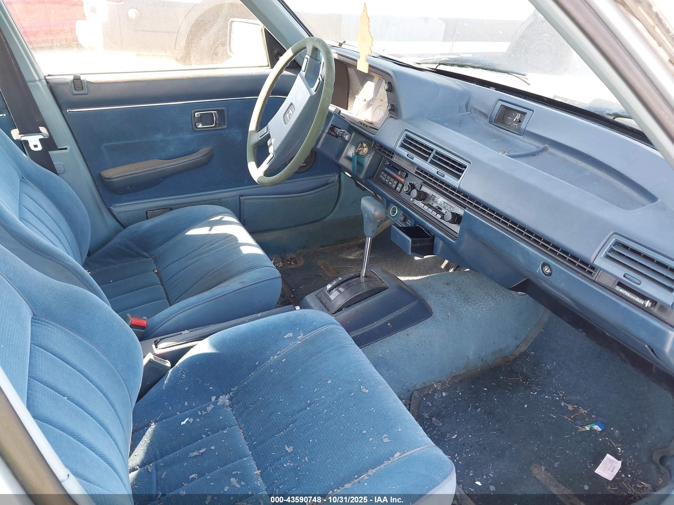 1984 Honda Accord 1800 Light Blue vin: JHMAD7428EC106990