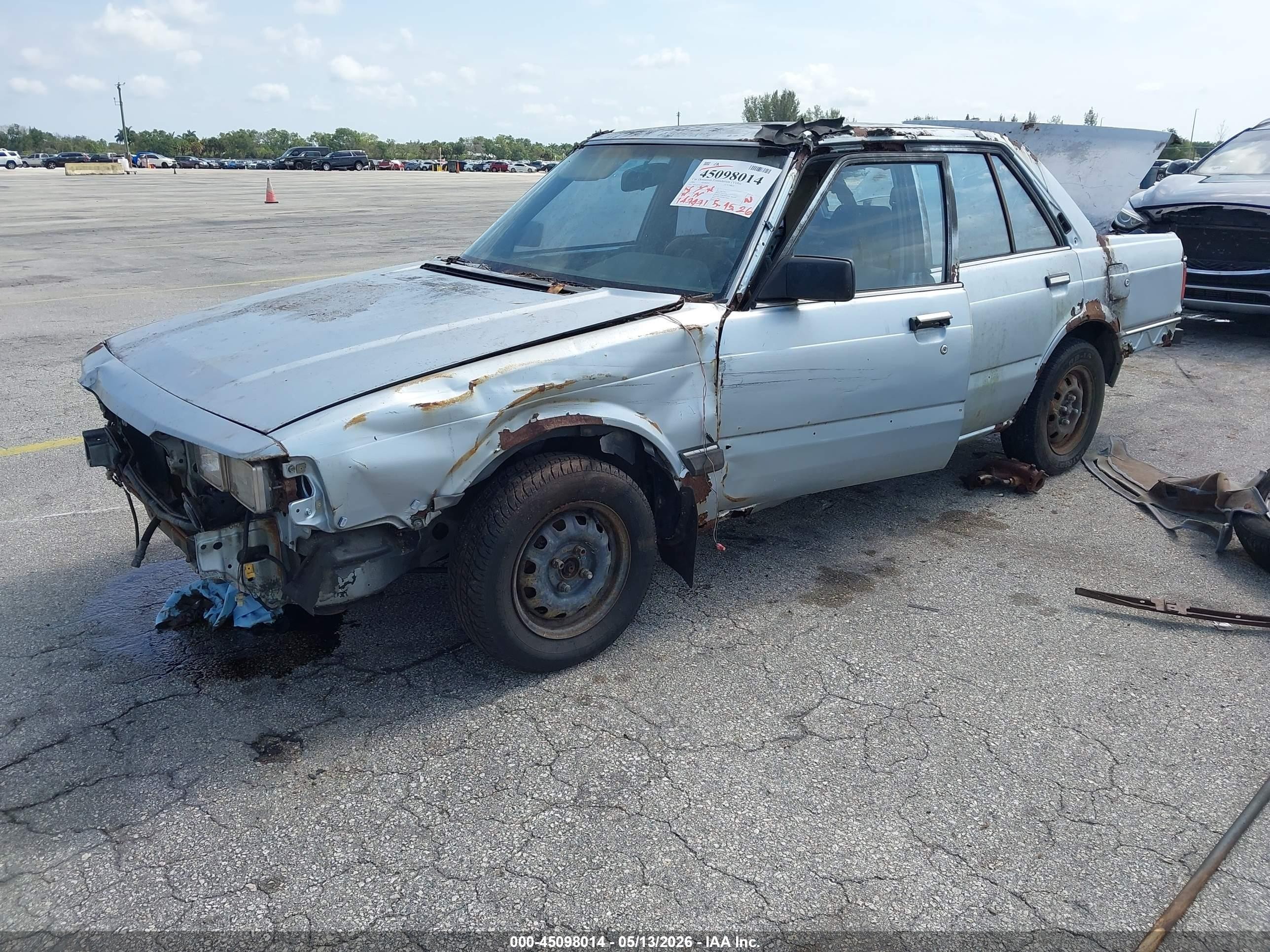 1984 Honda Accord 1800 Lx Silver vin: JHMAD7439EC113956