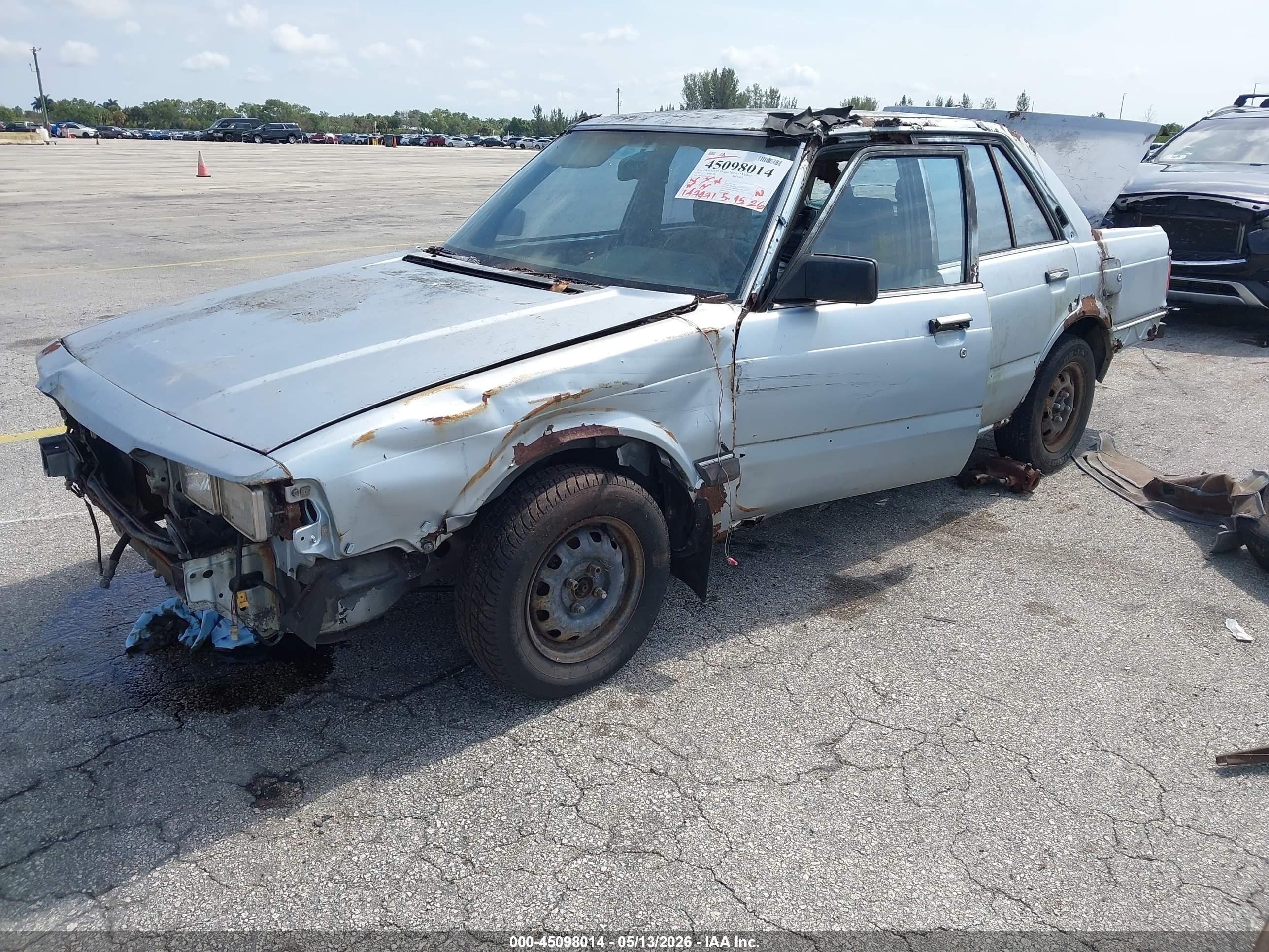 1984 Honda Accord 1800 Lx Silver vin: JHMAD7439EC113956