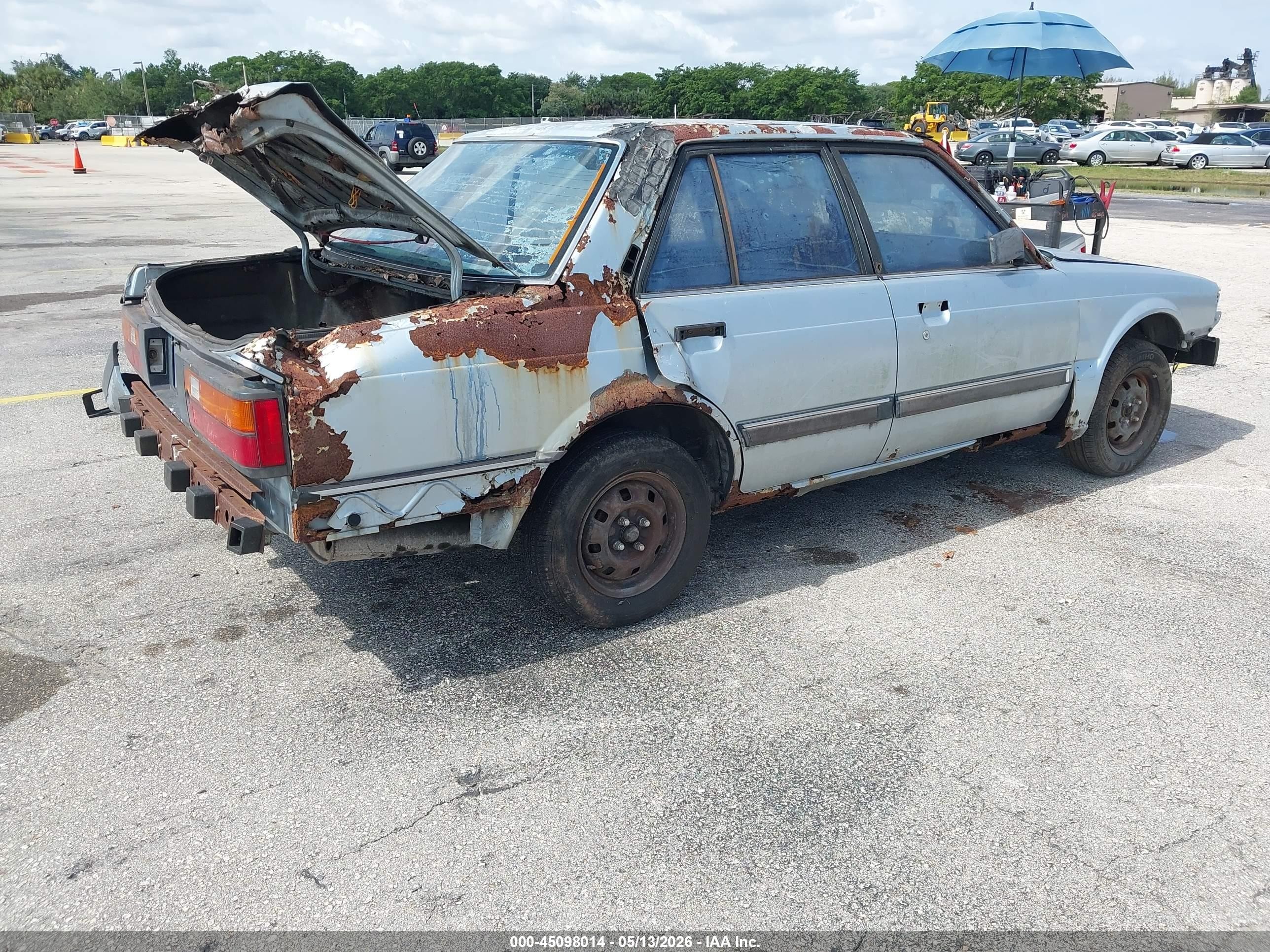 1984 Honda Accord 1800 Lx Silver vin: JHMAD7439EC113956