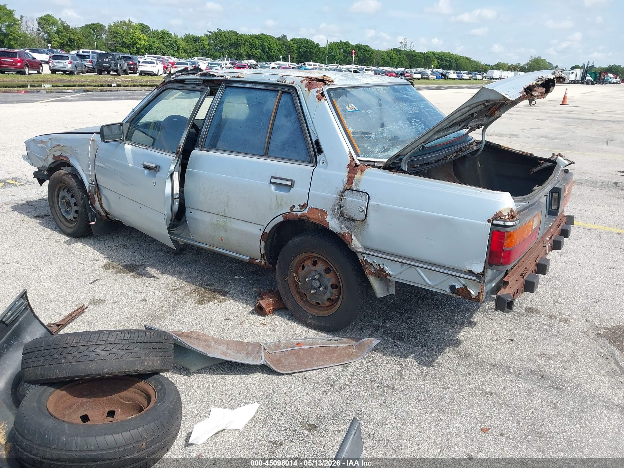 1984 Honda Accord 1800 Lx Silver vin: JHMAD7439EC113956