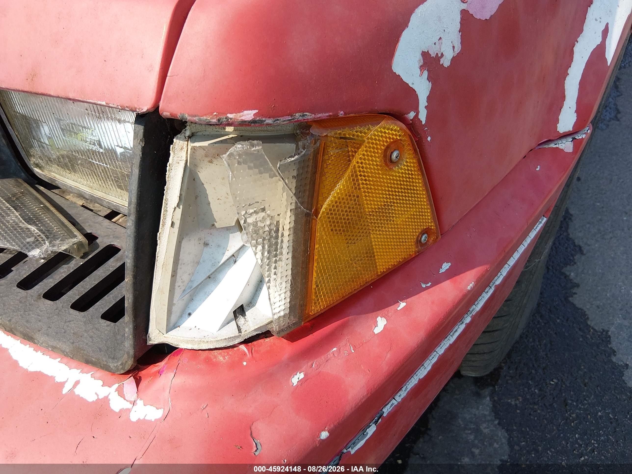 1984 Honda Civic 1300 Crx Red vin: JHMAE5323ES014386