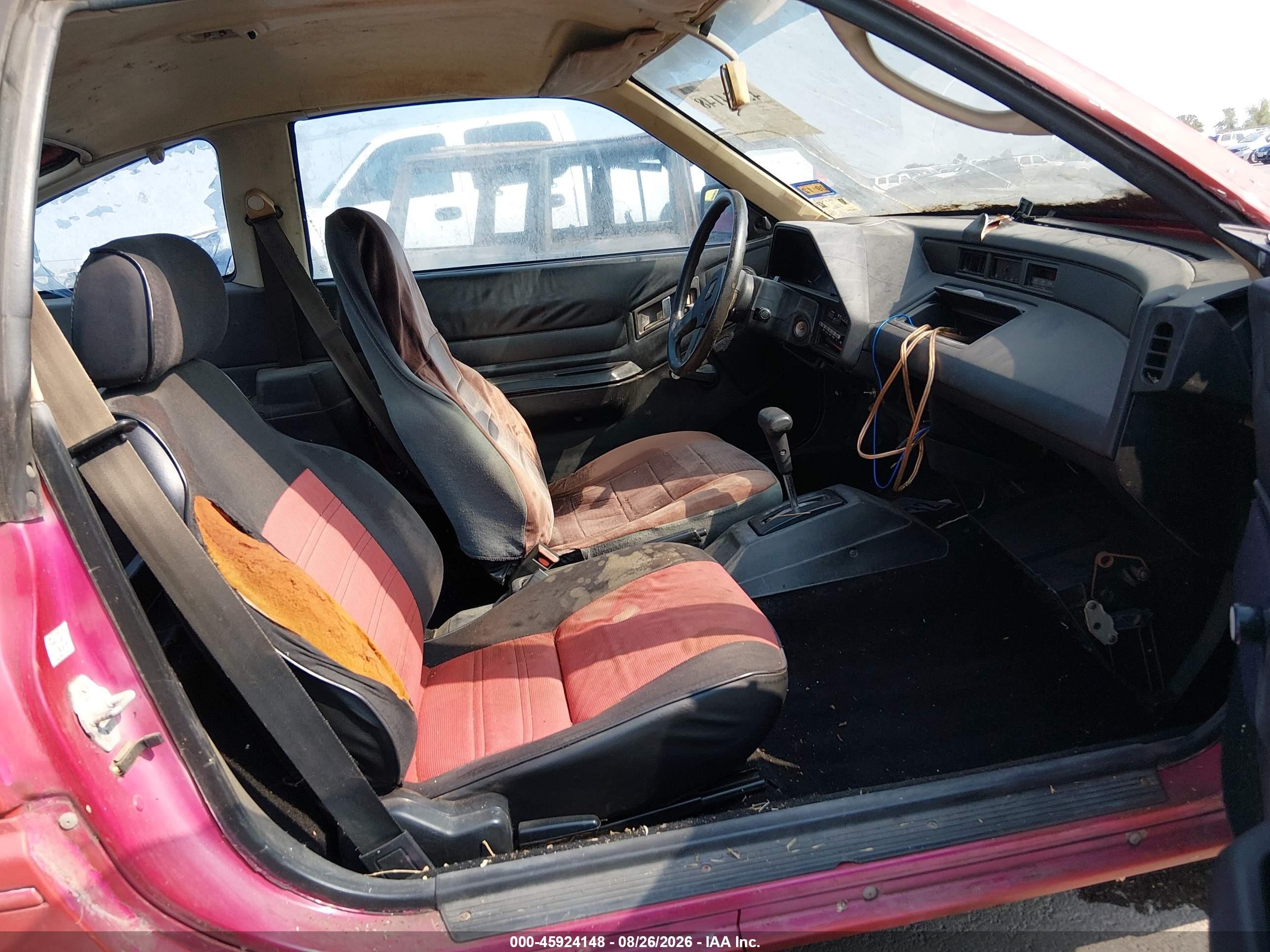 1984 Honda Civic 1300 Crx Red vin: JHMAE5323ES014386