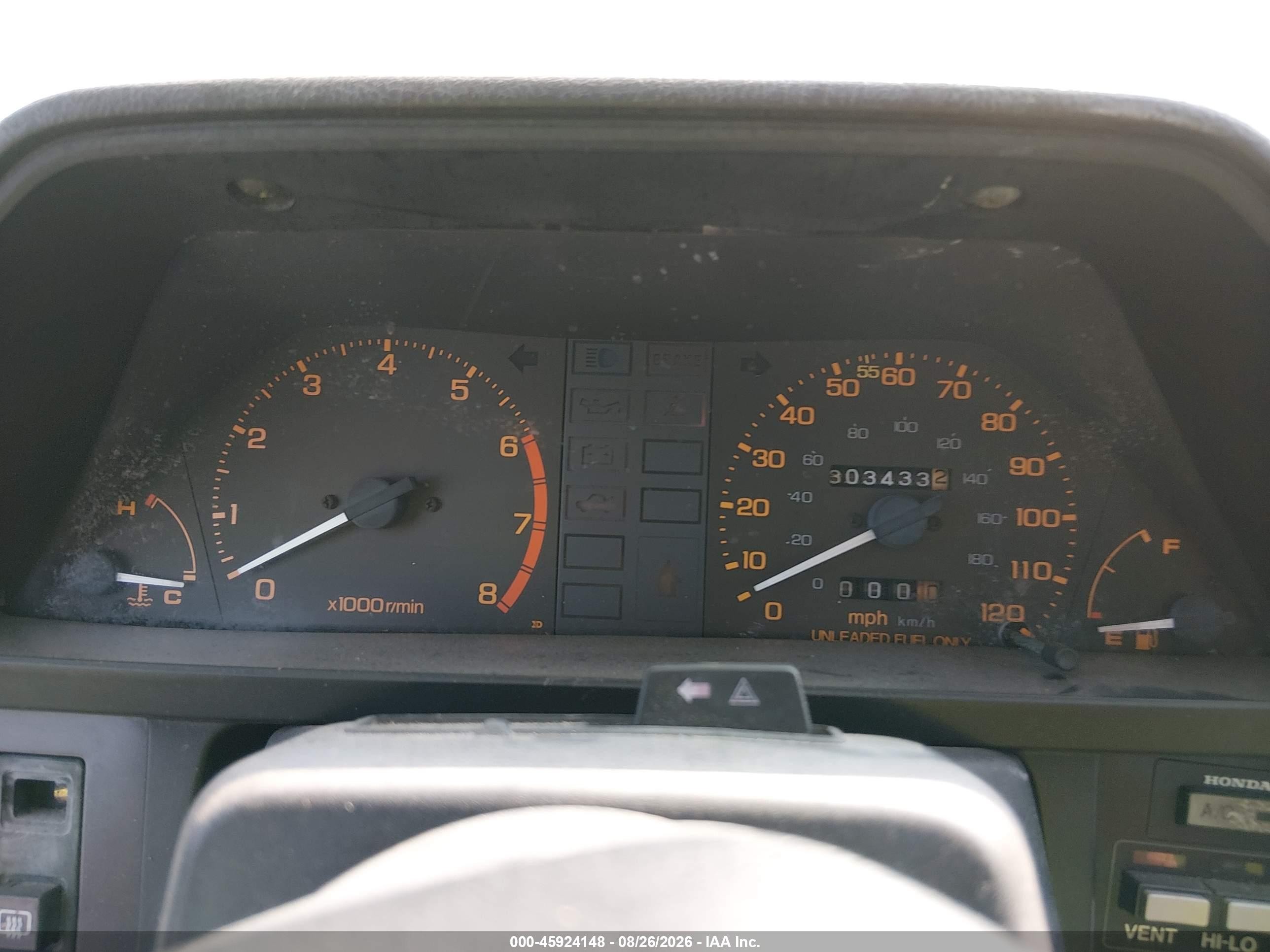 1984 Honda Civic 1300 Crx Red vin: JHMAE5323ES014386