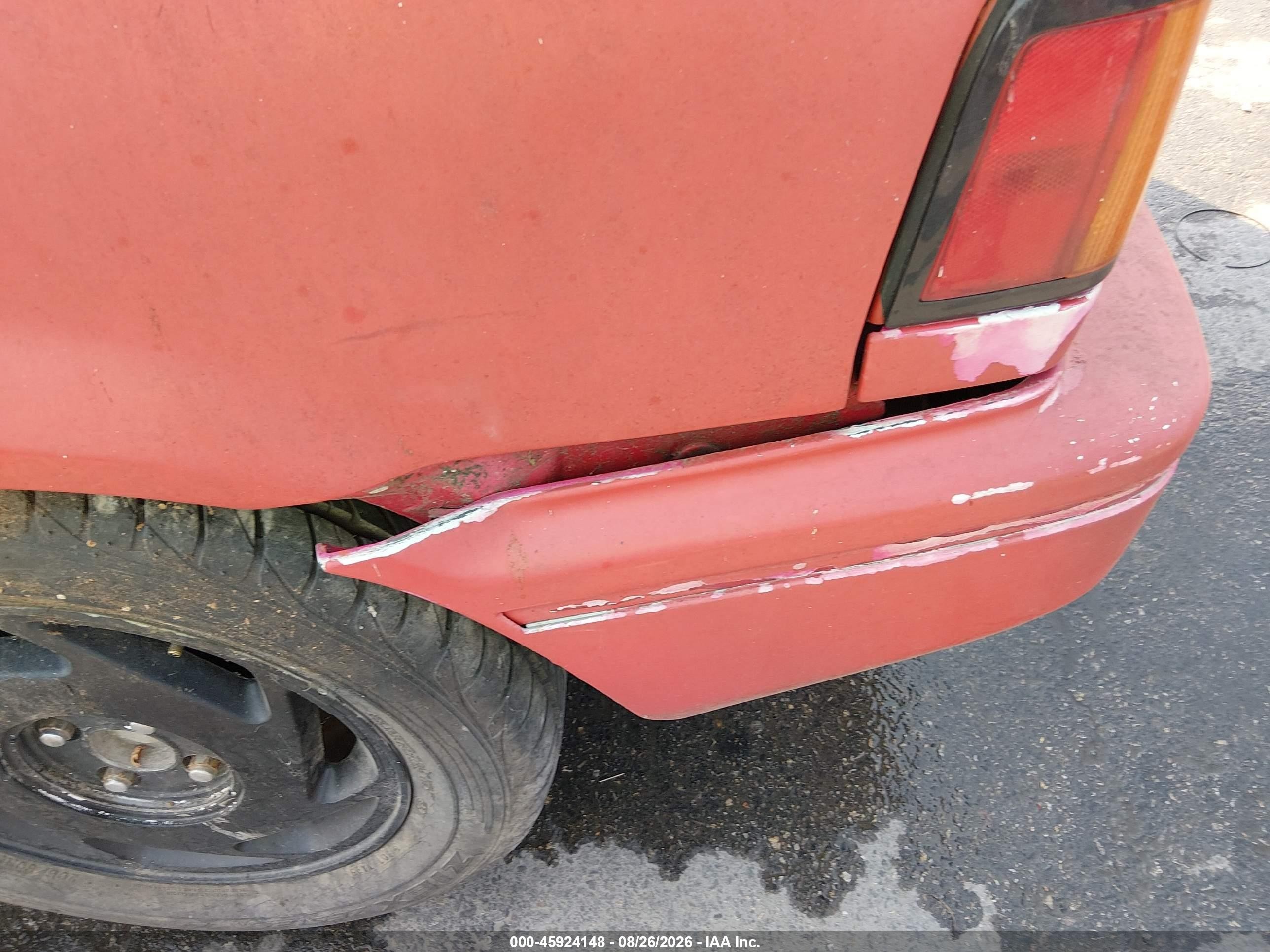 1984 Honda Civic 1300 Crx Red vin: JHMAE5323ES014386