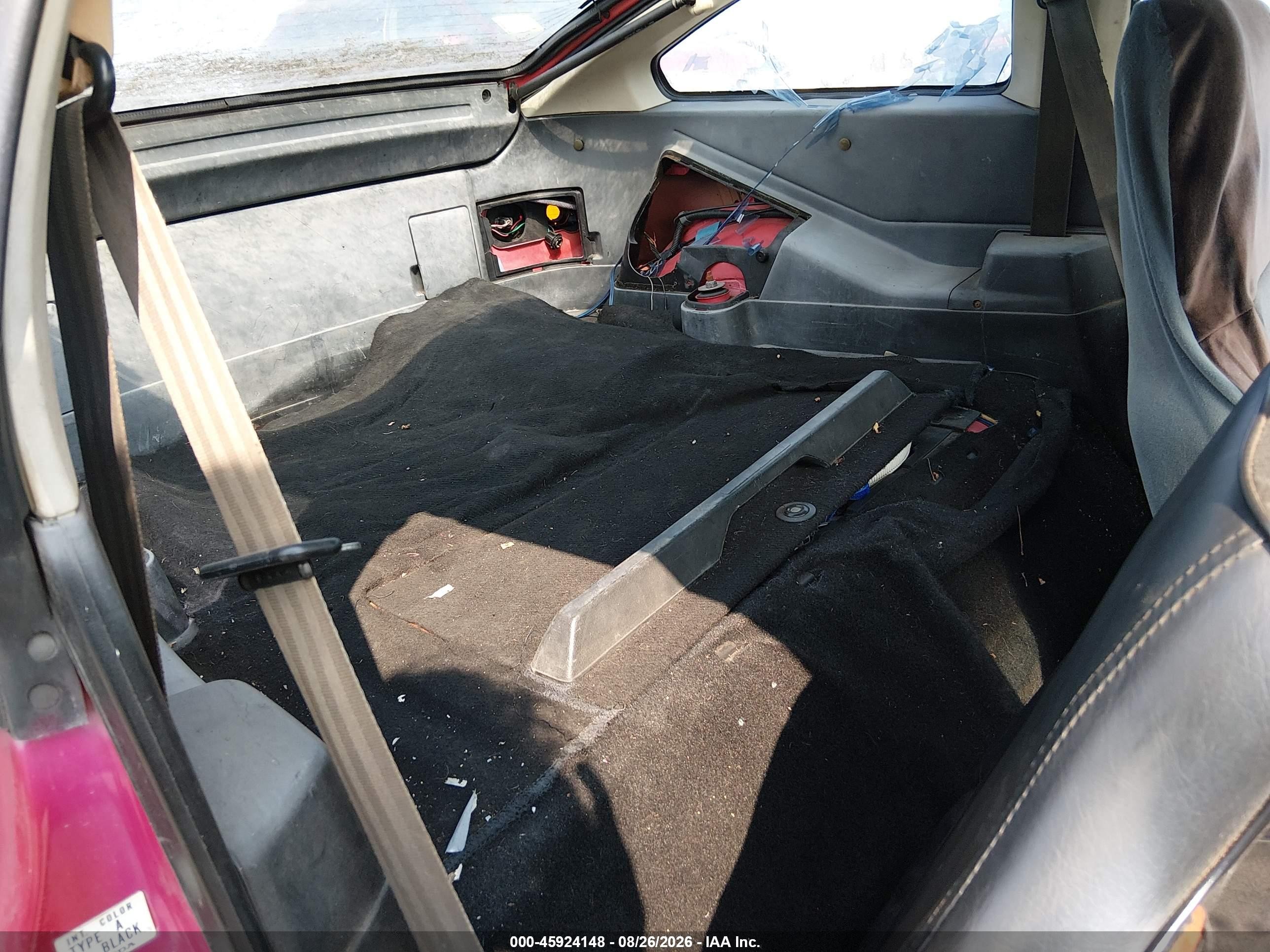 1984 Honda Civic 1300 Crx Red vin: JHMAE5323ES014386