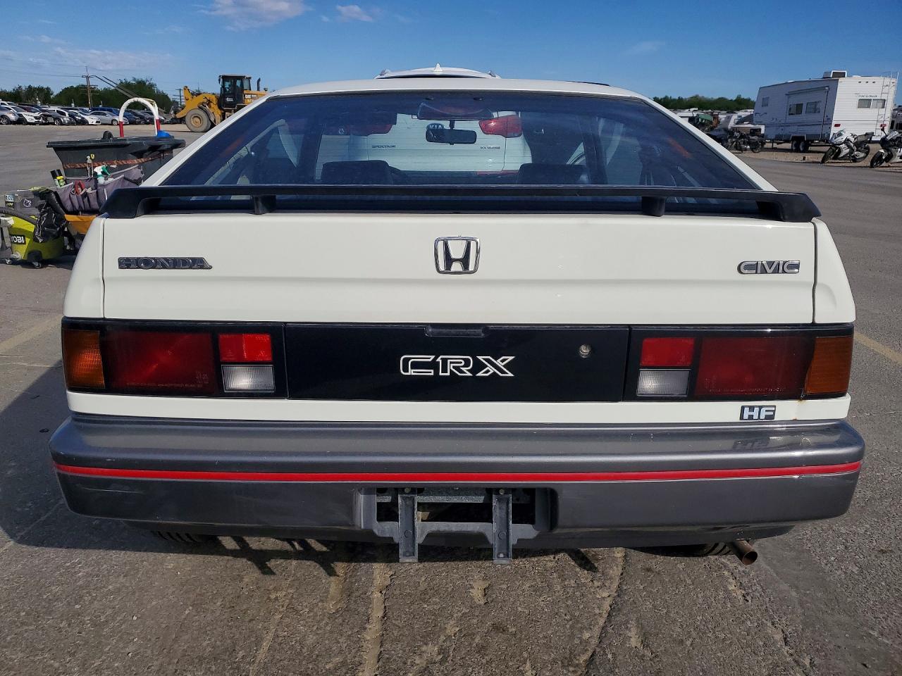 1986 Honda Civc White vin: JHMAF5319GS033628