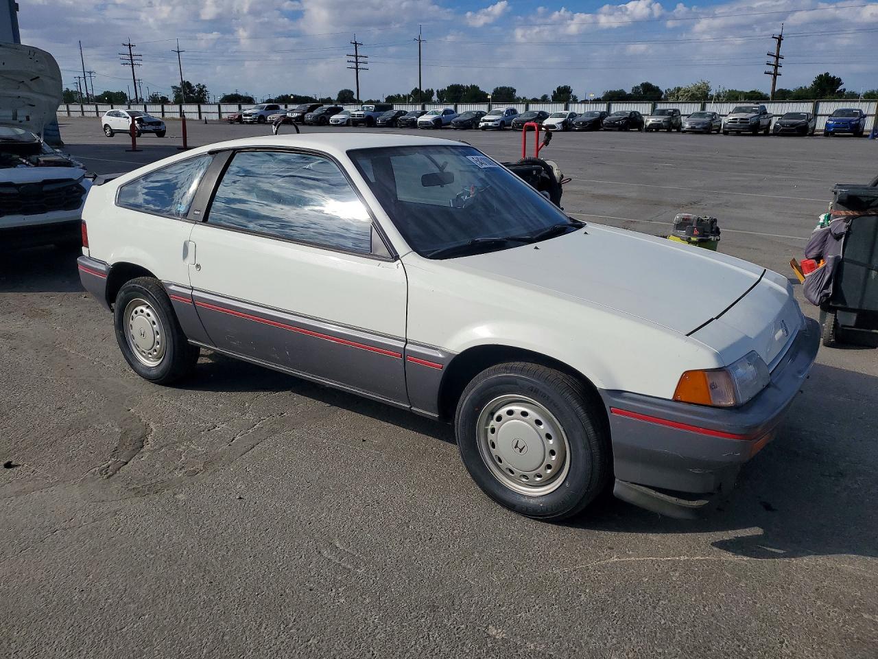 1986 Honda Civc White vin: JHMAF5319GS033628