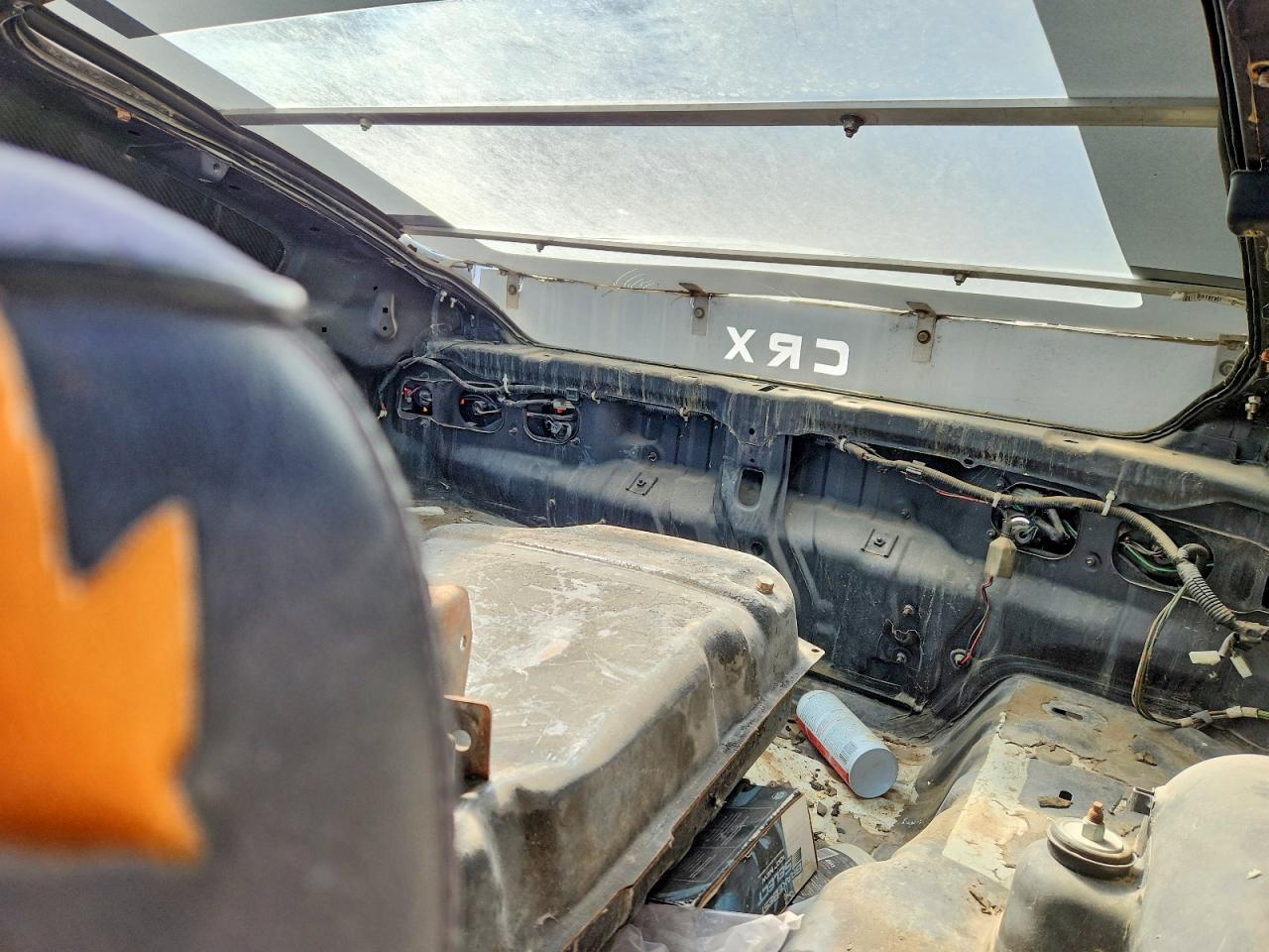 1986 Honda Civic Crx Silver vin: JHMAF5335GS008341