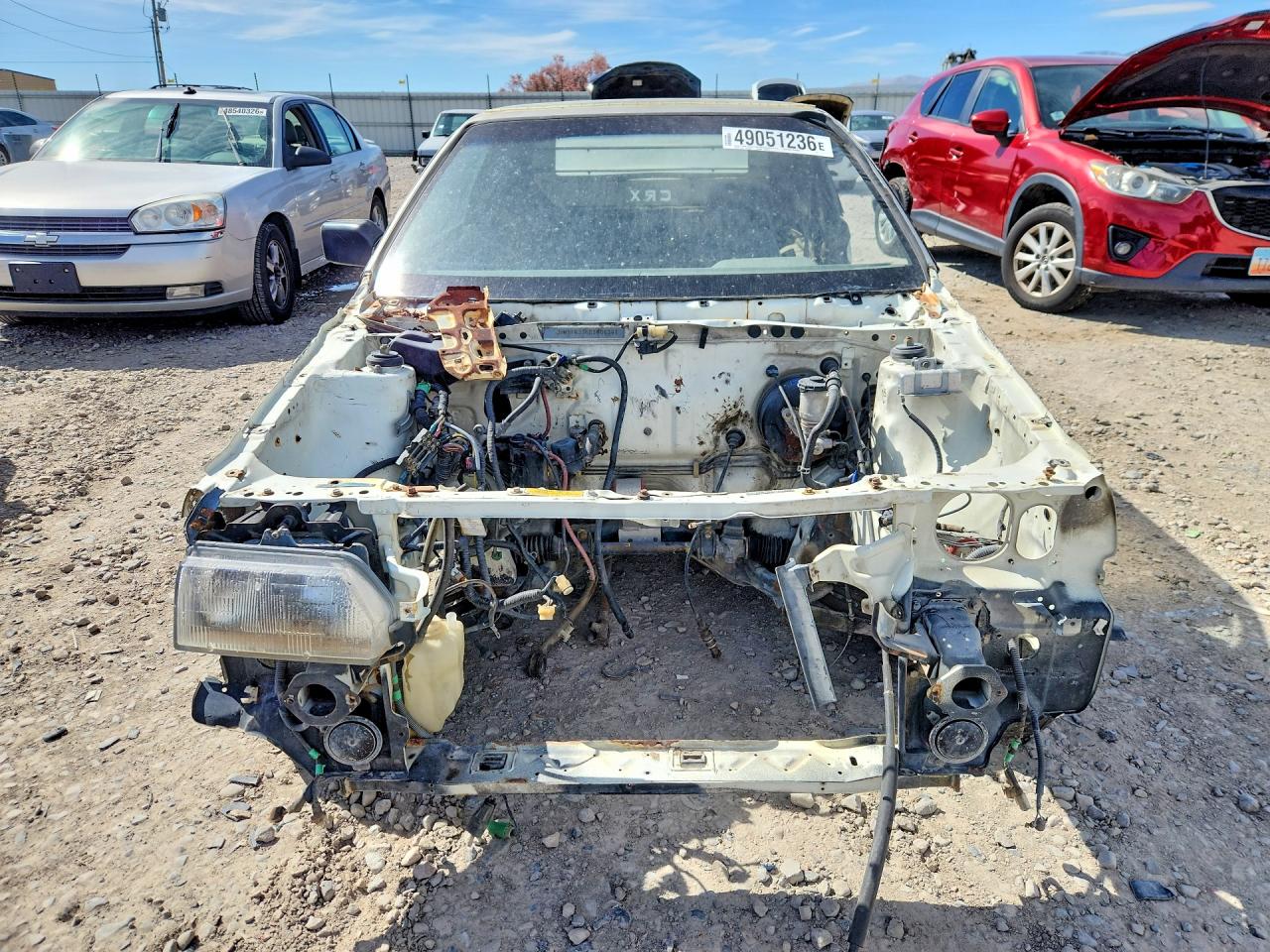 1986 Honda Civic Crx Silver vin: JHMAF5335GS008341