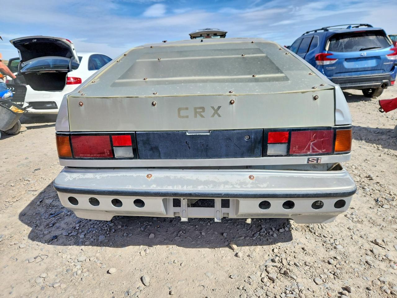 1986 Honda Civic Crx Silver vin: JHMAF5335GS008341