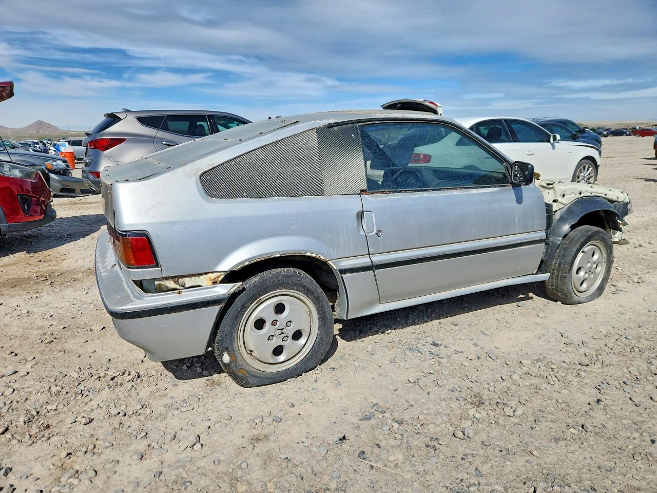 1986 Honda Civic Crx Silver vin: JHMAF5335GS008341