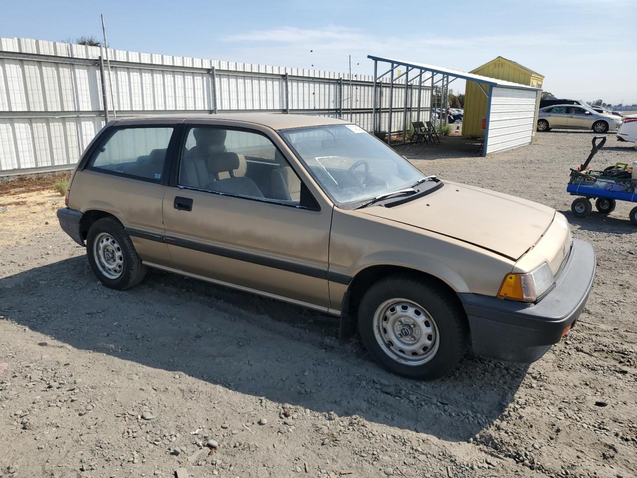 1986 Honda Civic 1500 Dx Tan vin: JHMAH5321GS000299