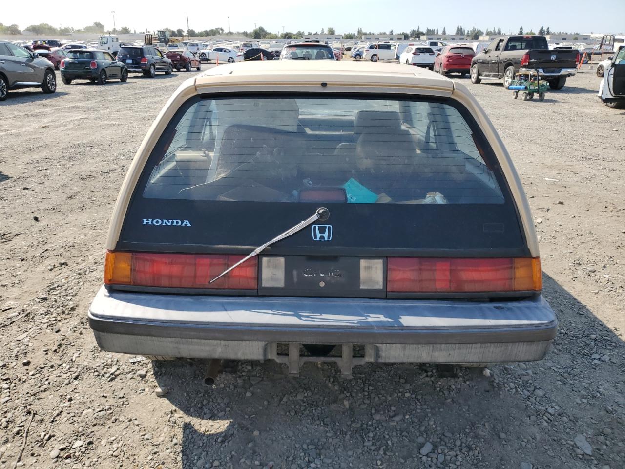 1986 Honda Civic 1500 Dx Tan vin: JHMAH5321GS000299
