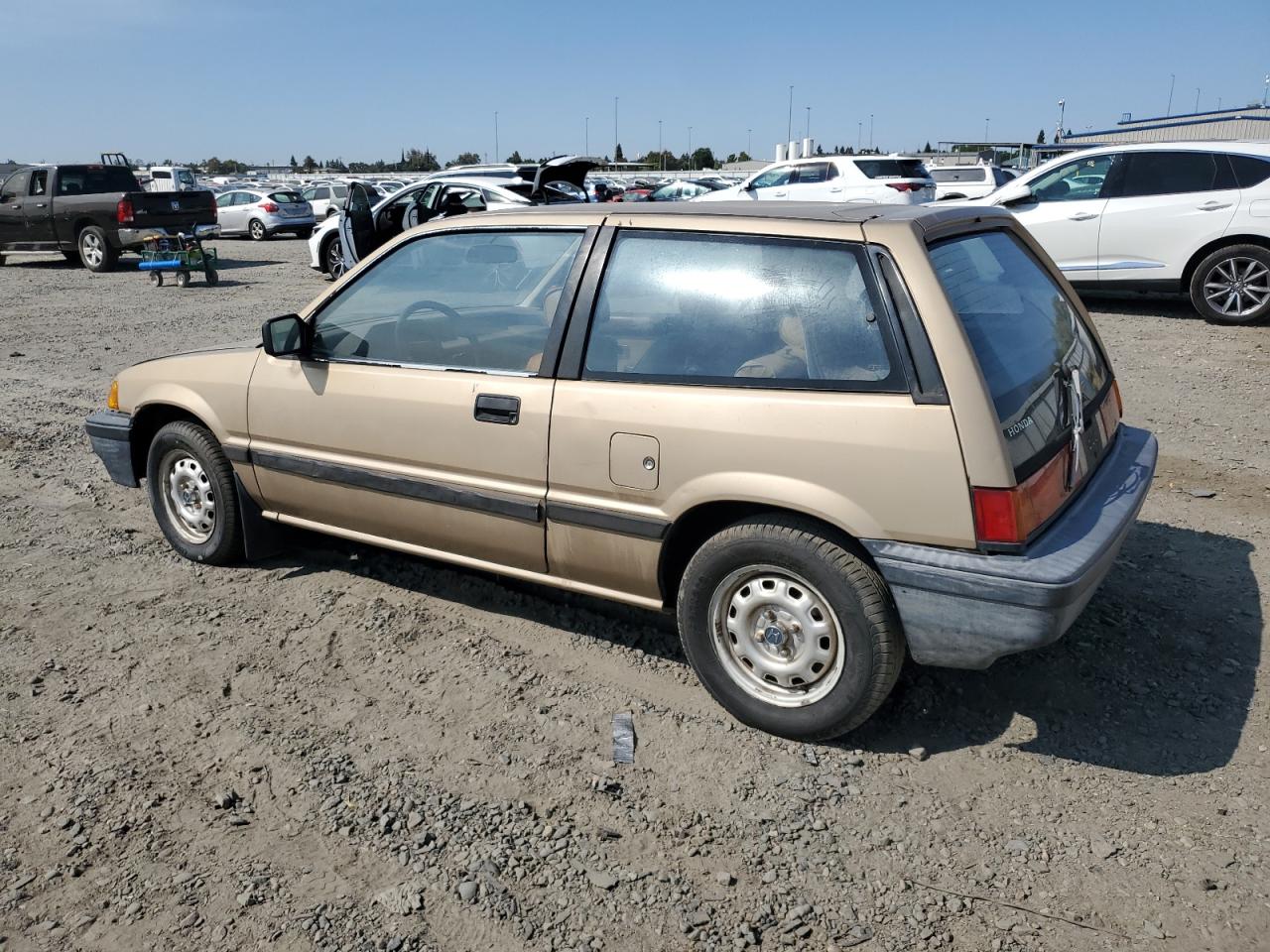 1986 Honda Civic 1500 Dx Tan vin: JHMAH5321GS000299