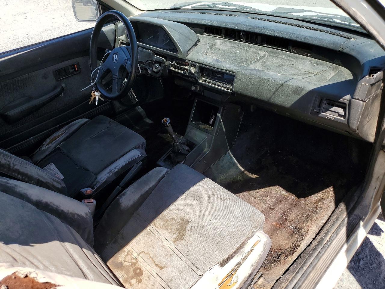 1986 Honda Civic 1.5 Si White vin: JHMAH5336GS023389