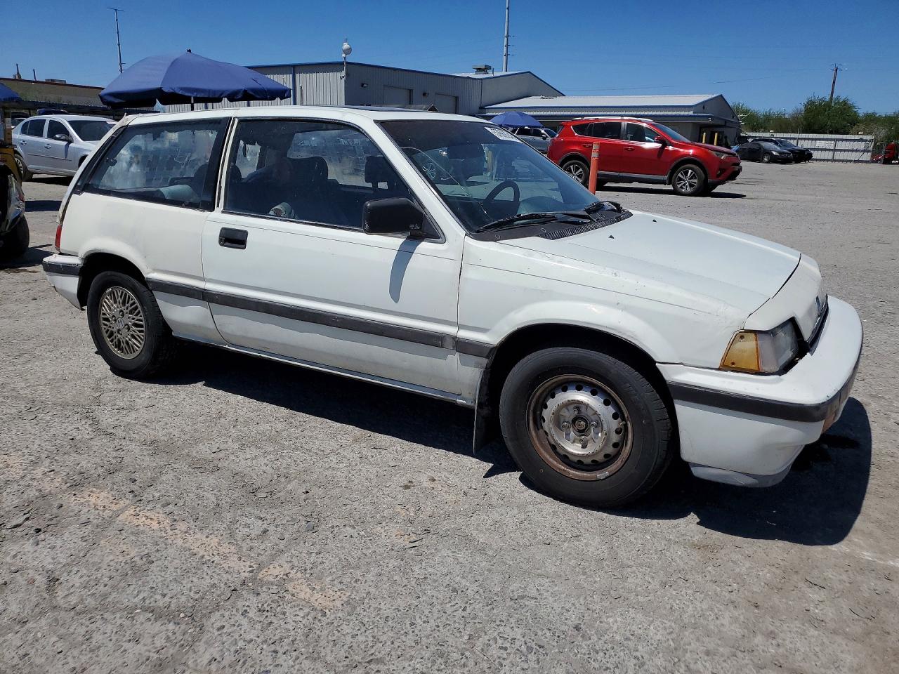 1986 Honda Civic 1.5 Si White vin: JHMAH5336GS023389