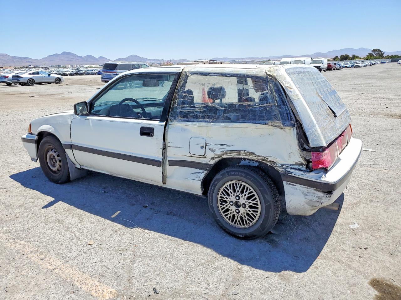 1986 Honda Civic 1.5 Si White vin: JHMAH5336GS023389