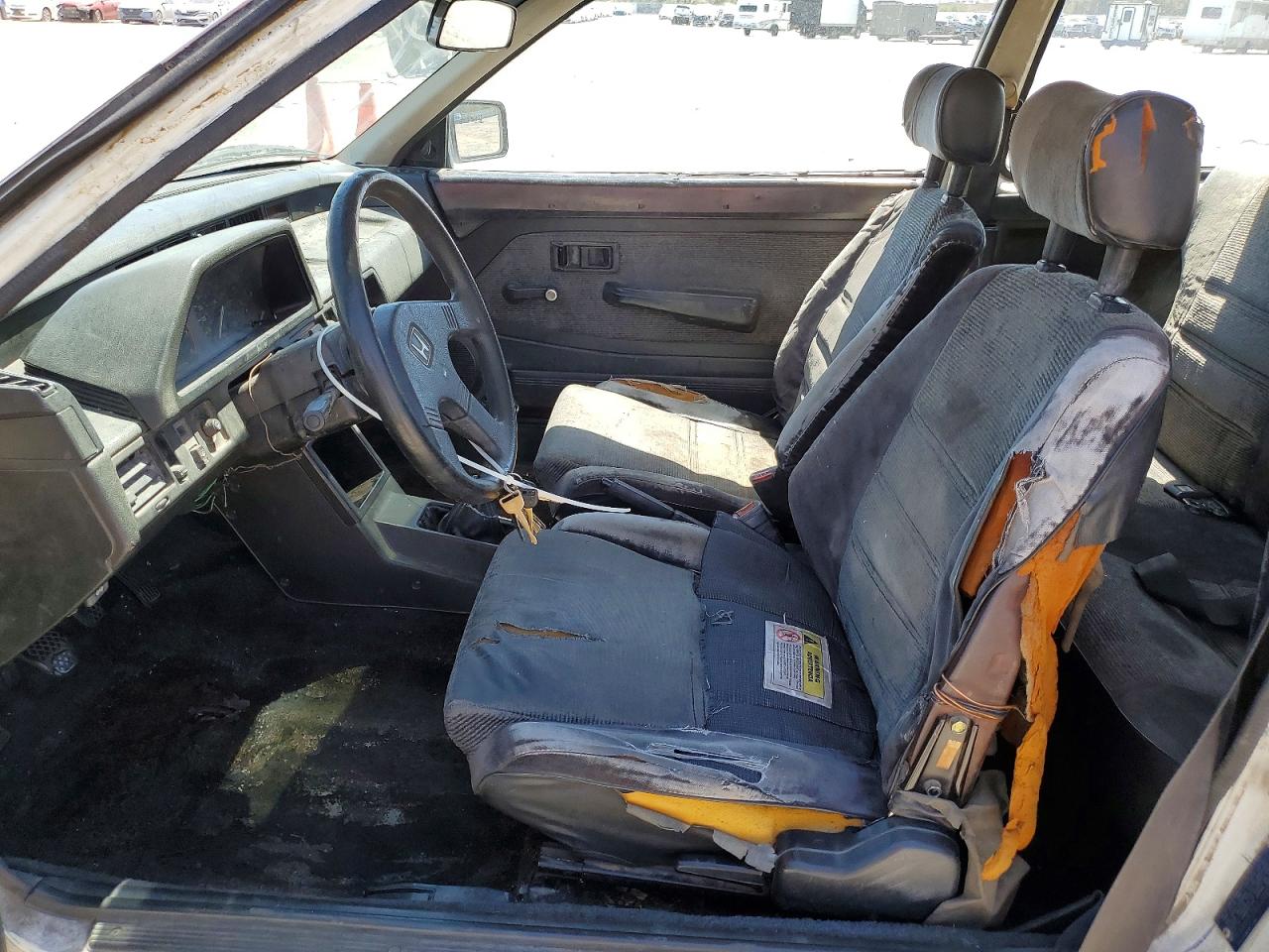 1986 Honda Civic 1.5 Si White vin: JHMAH5336GS023389